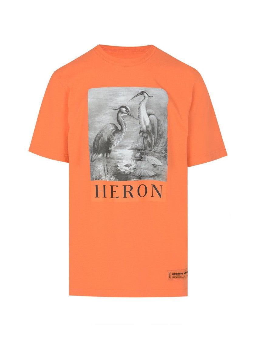 【HERON PRESTON】Logo Graphic Print Short Sleeve T-shirt Heron preston short - Gem