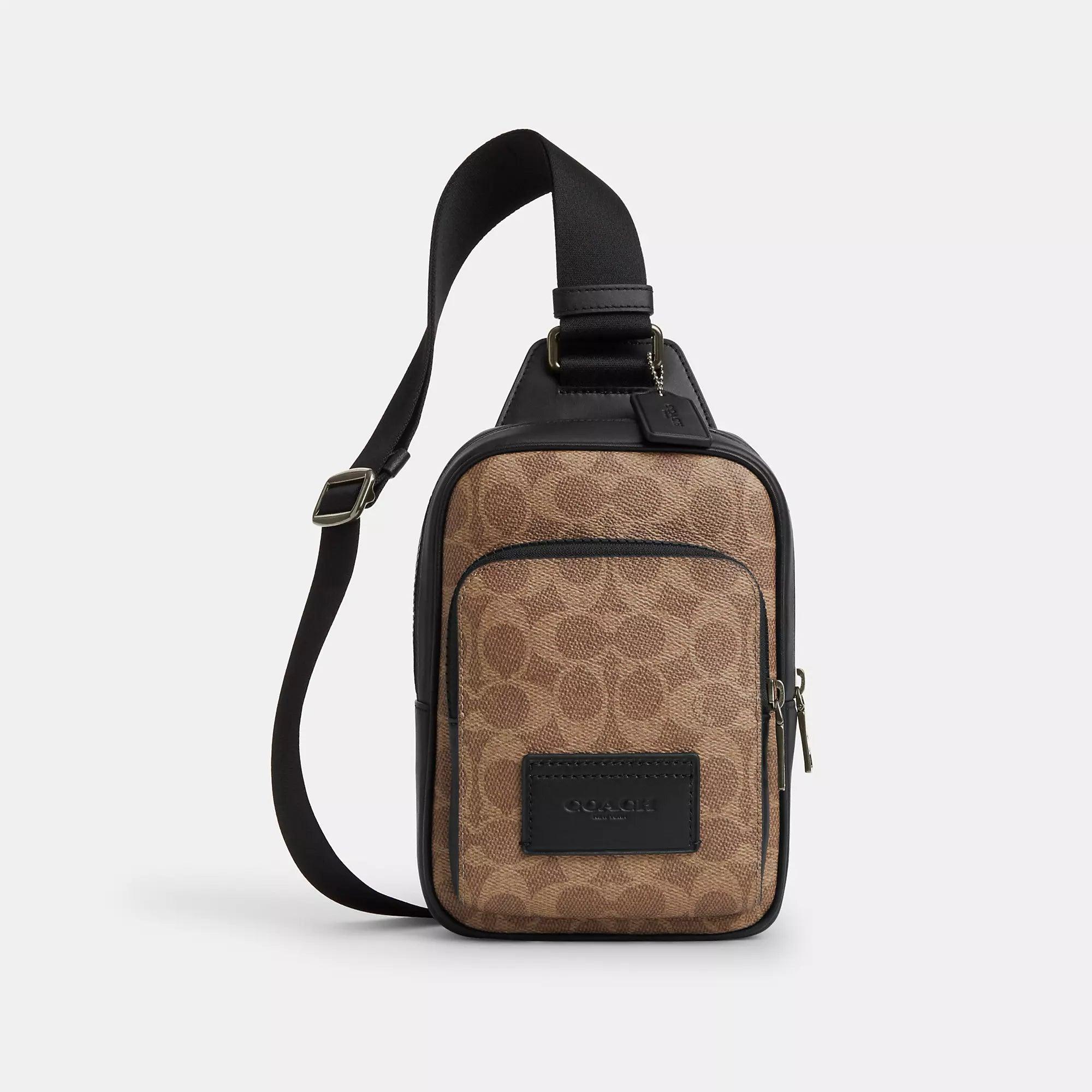 COACH Racer Sling Pack in Black Lyst