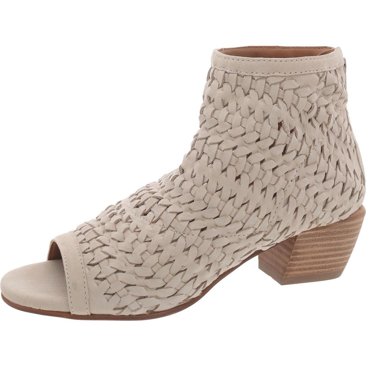 Lucky brand ankle boots open toe hot sale