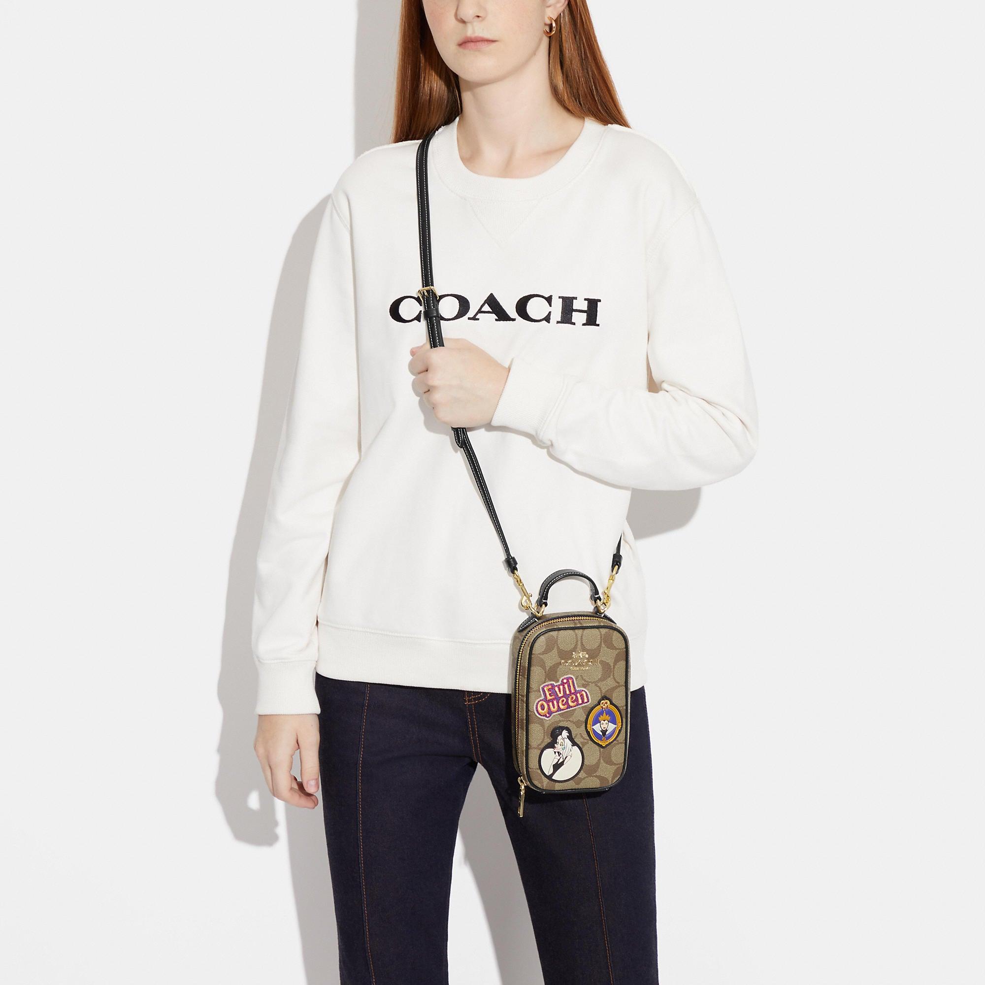 COACH®  Disney X Coach Eva Phone Crossbody With Ursula Motif