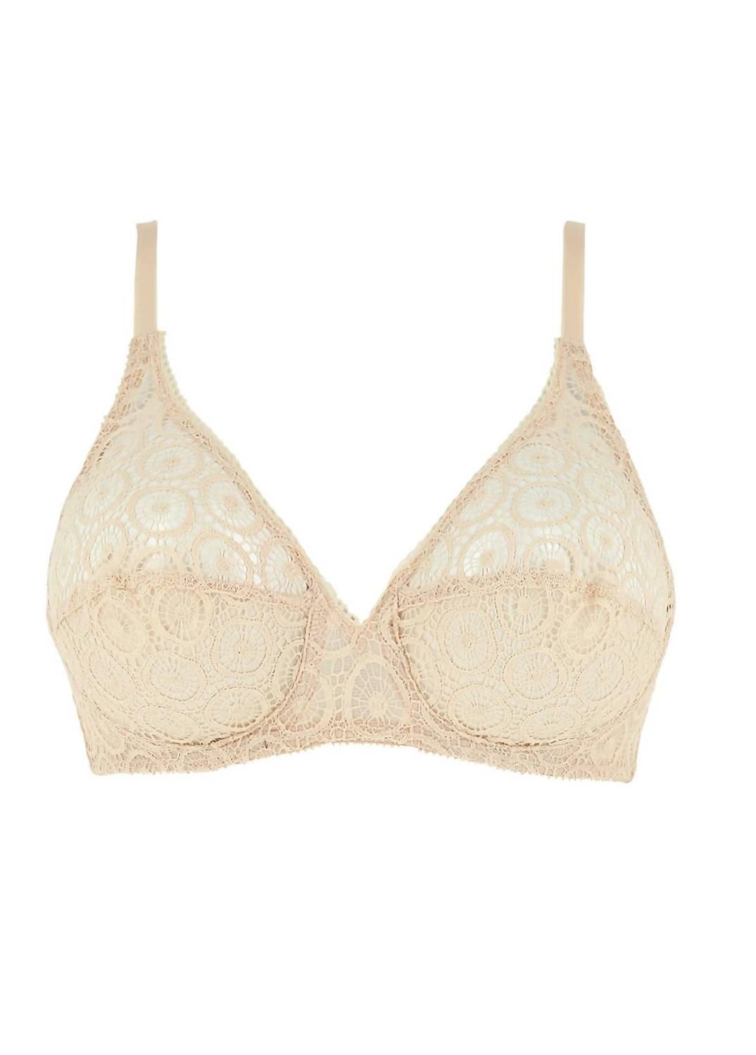 Chantelle Fete Sheer Mesh Underwire Bra in Natural Lyst