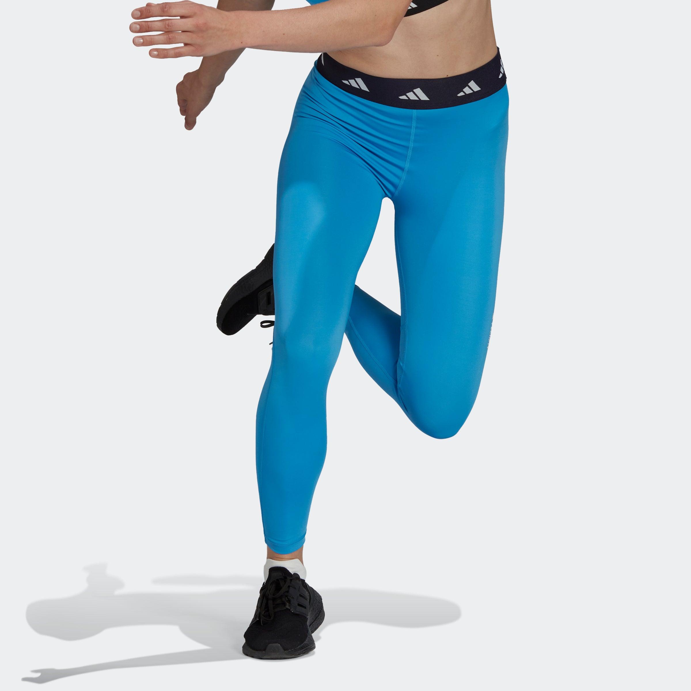 adidas Techfit 7/8 Leggings in Blue | Lyst