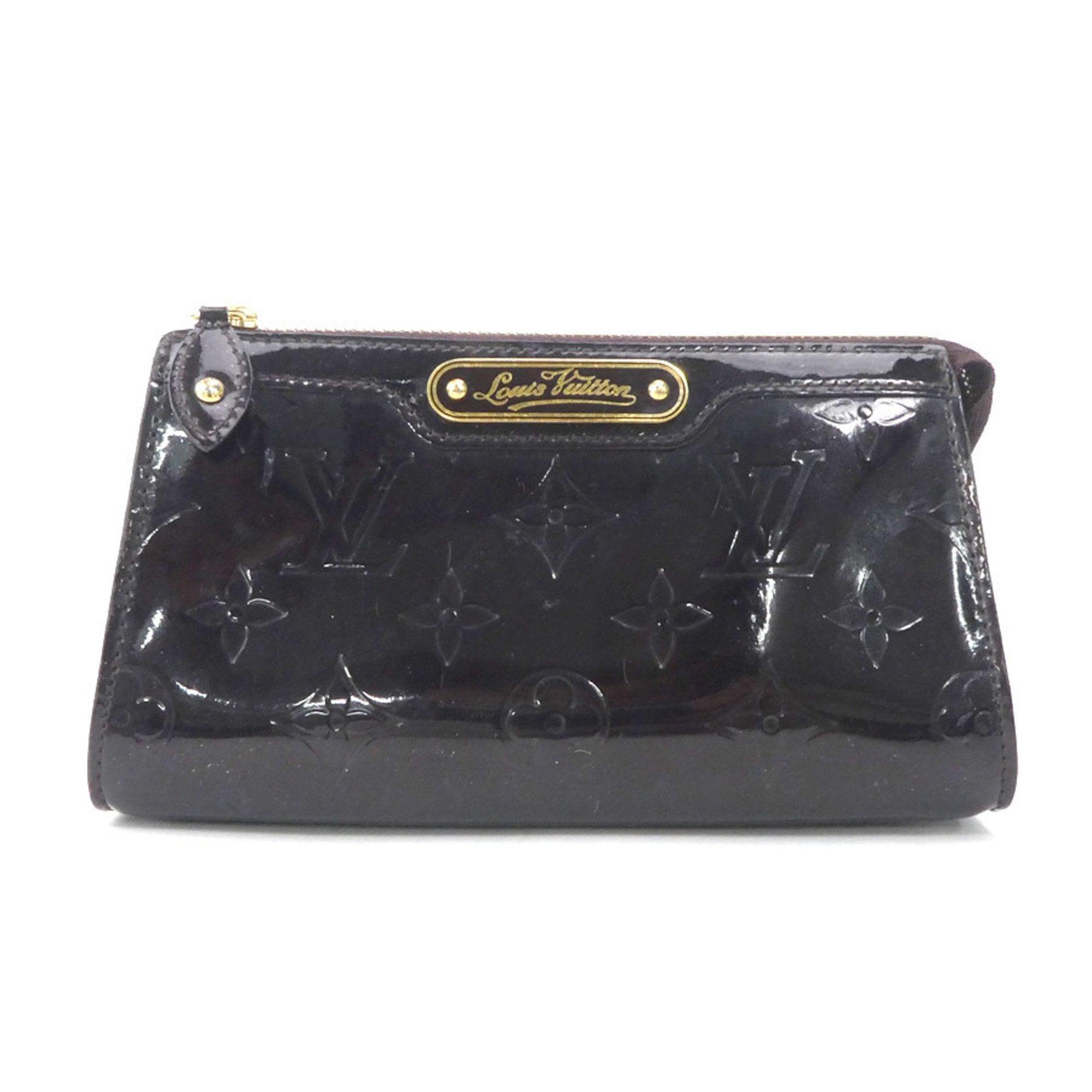 Louis Vuitton Cosmetic Pouch Patent Leather Clutch Bag (pre-owned) in Black