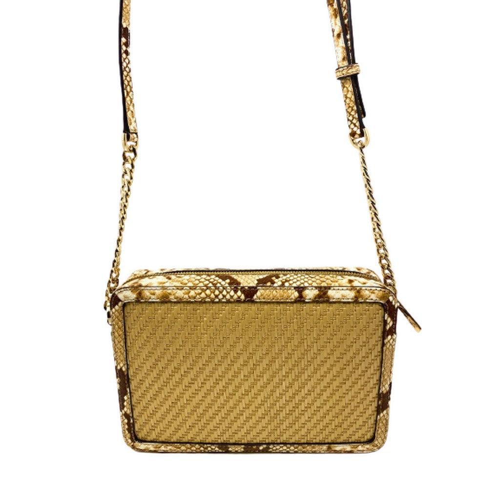 michael kors straw python
