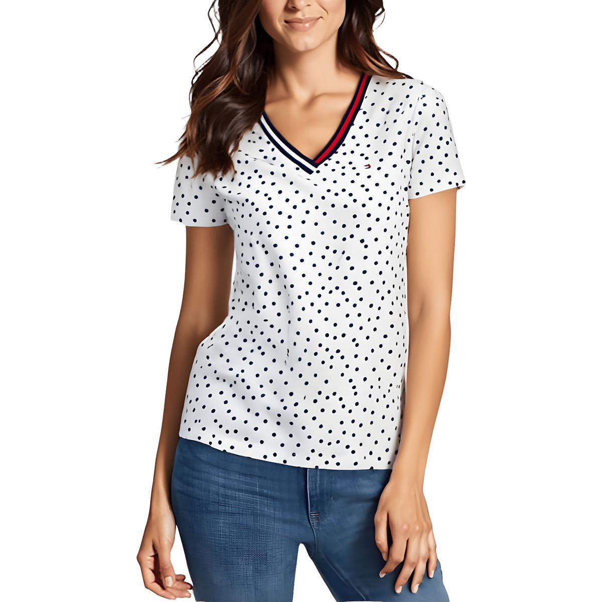 売れ筋商品|||トミーヒルフィガー カットソー トップス レディース Women's Crop Badge Short-Sleeve Polo Top Amour LCK00199_BL_PRO_HG_layer_comp%