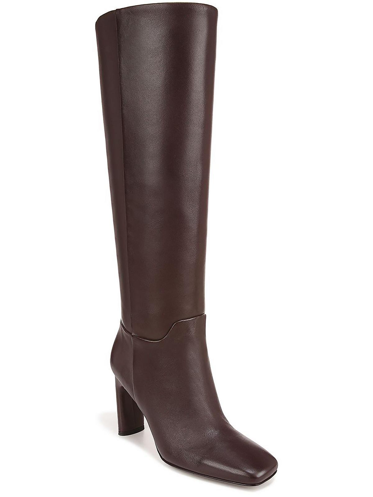 Franco Sarto Flexa High Leather Narrow Calf Knee High Boots in Brown Lyst