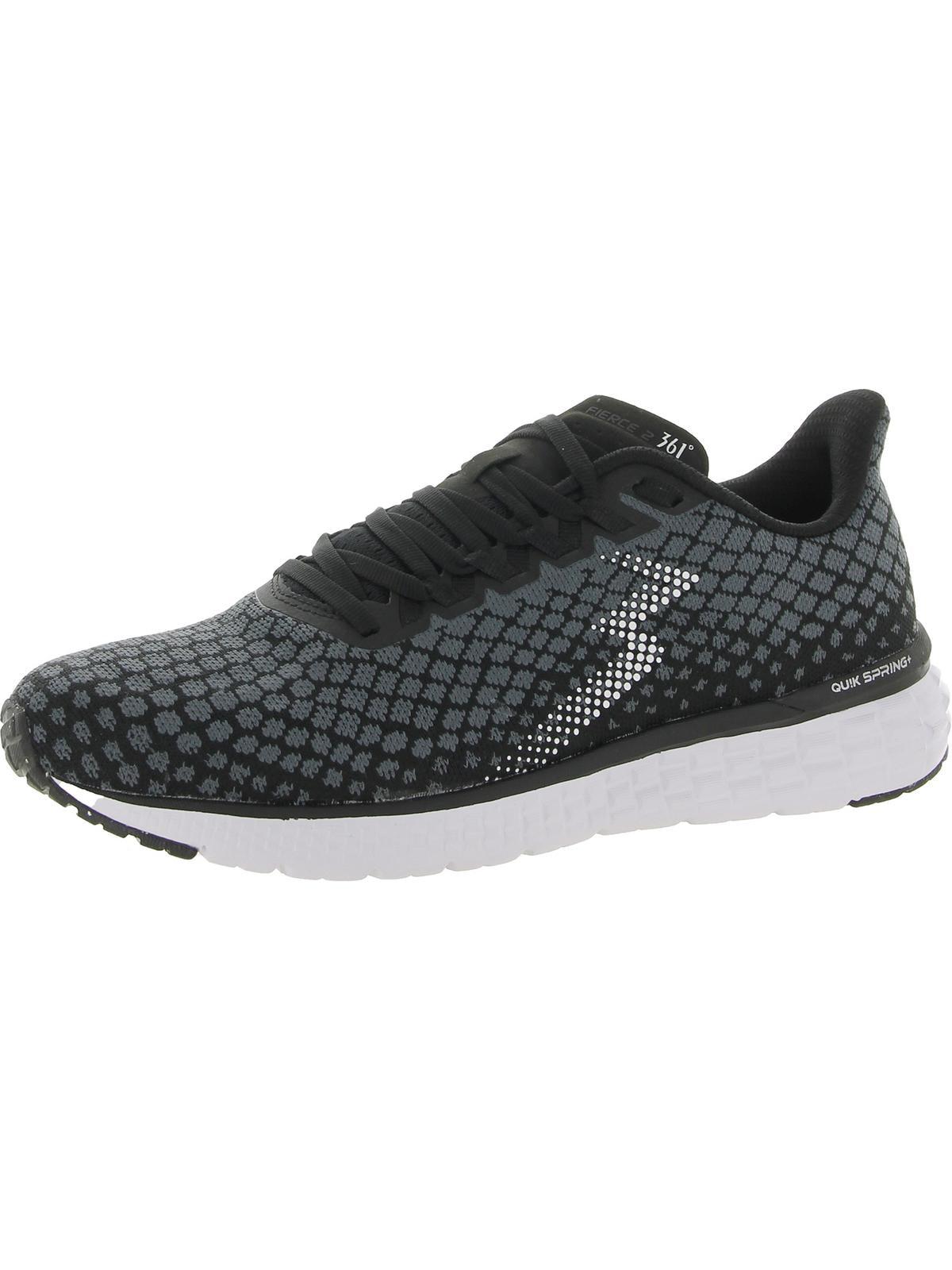 361 Degrees Fierce 2 Performance Trainers Running Shoes in Black for ...