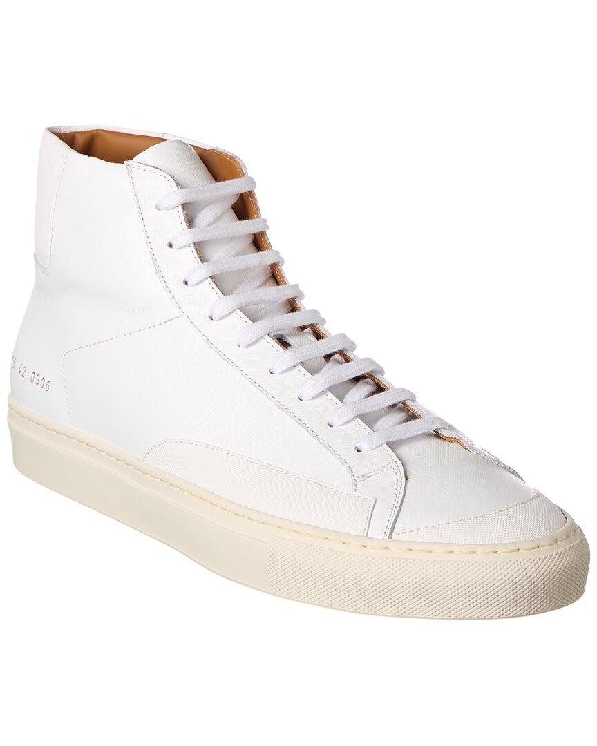 Common Projects Leather High-top Sneaker in White for Men | Lyst