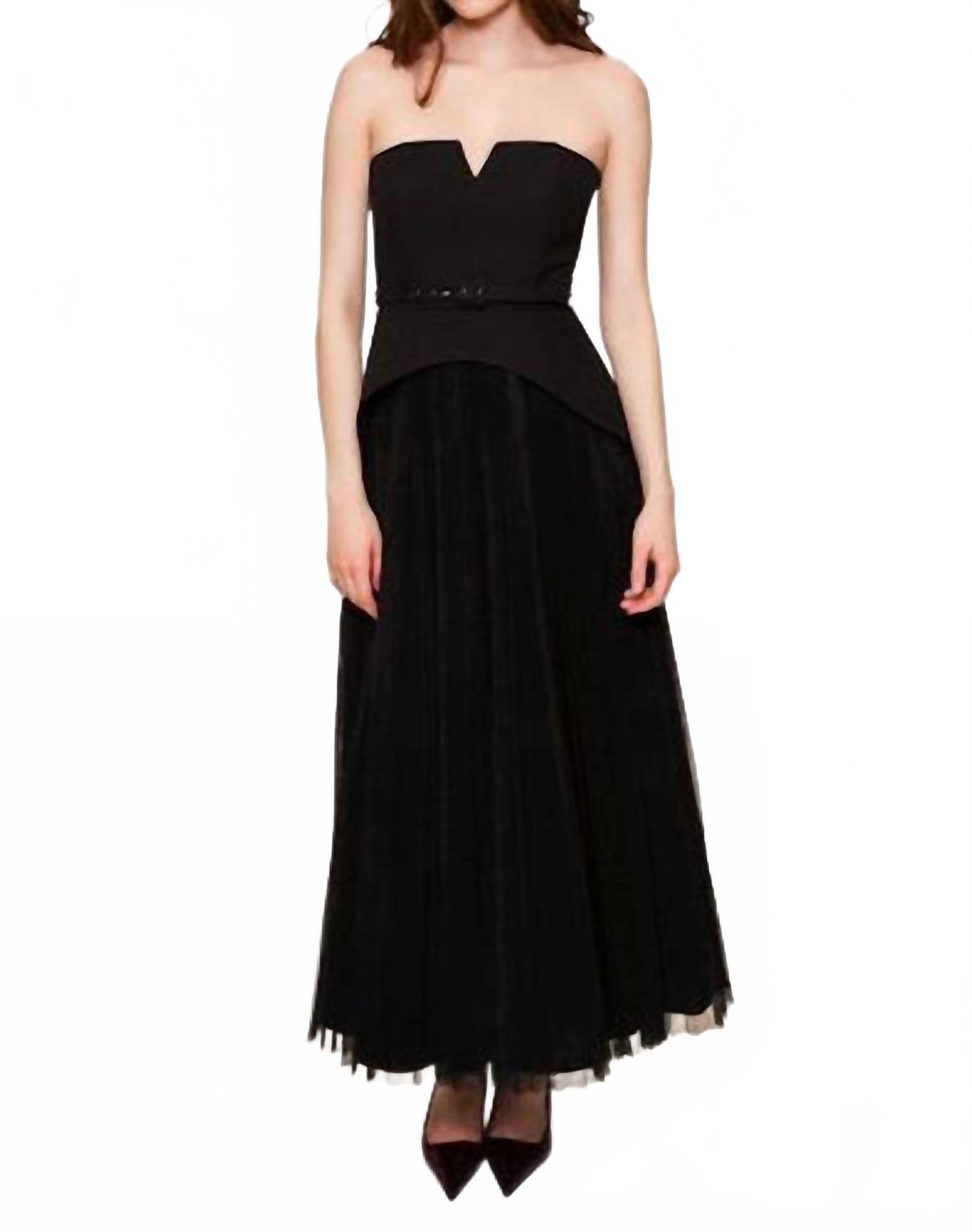 chinese dress ladies Georgia Strapless Dress in Floral by Hutch