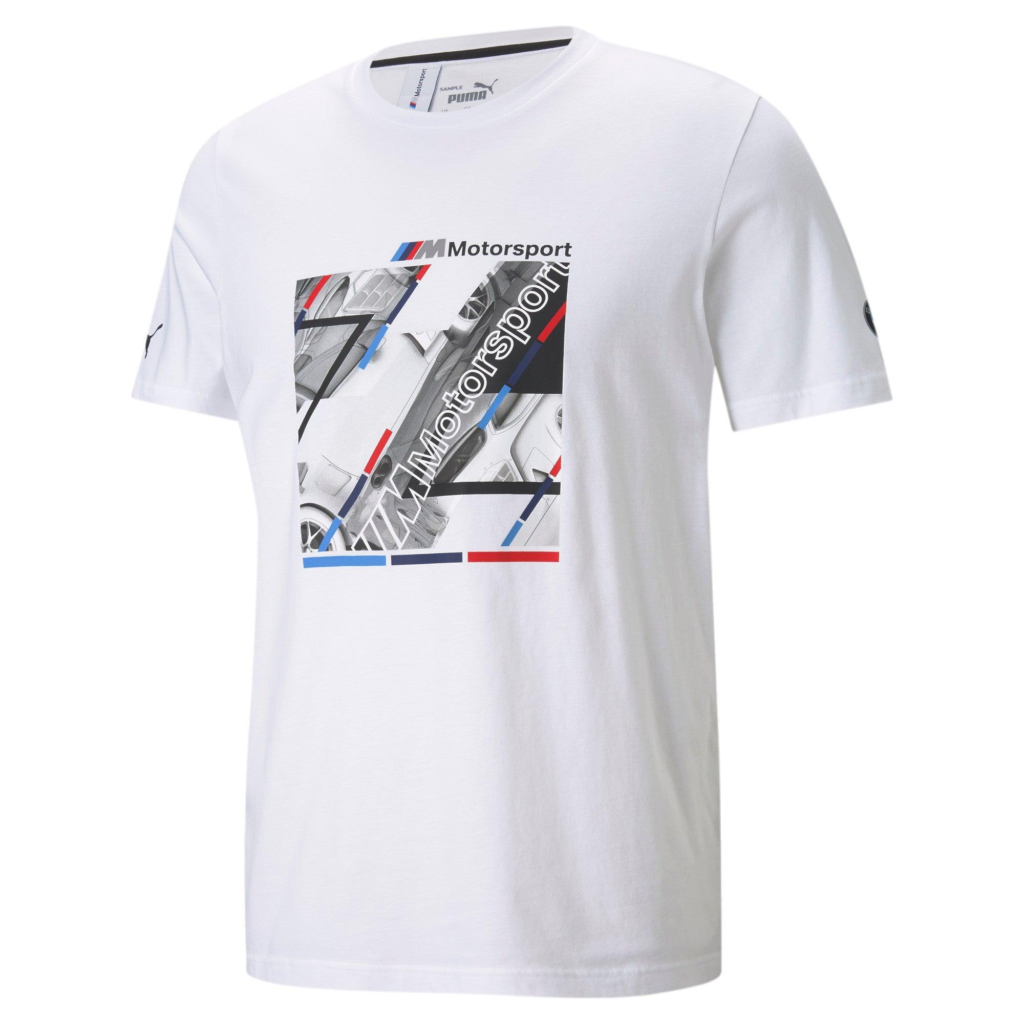 PUMA Cotton Bmw M Motorsport Graphic Tee in White for Men | Lyst