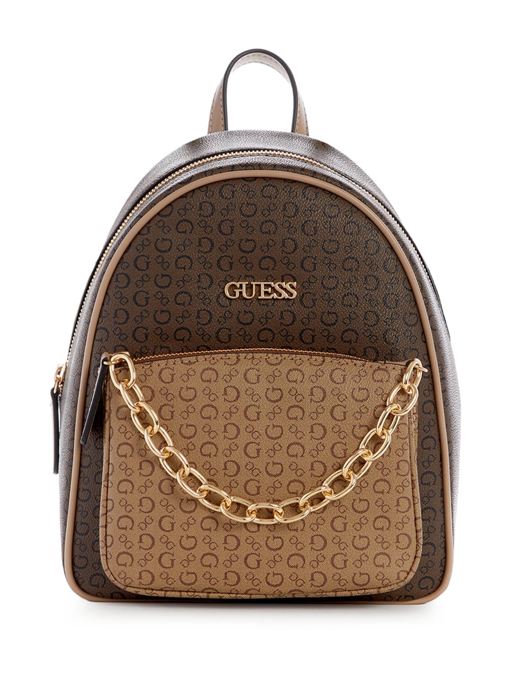 Guess Factory Ellison Backpack in Brown Lyst