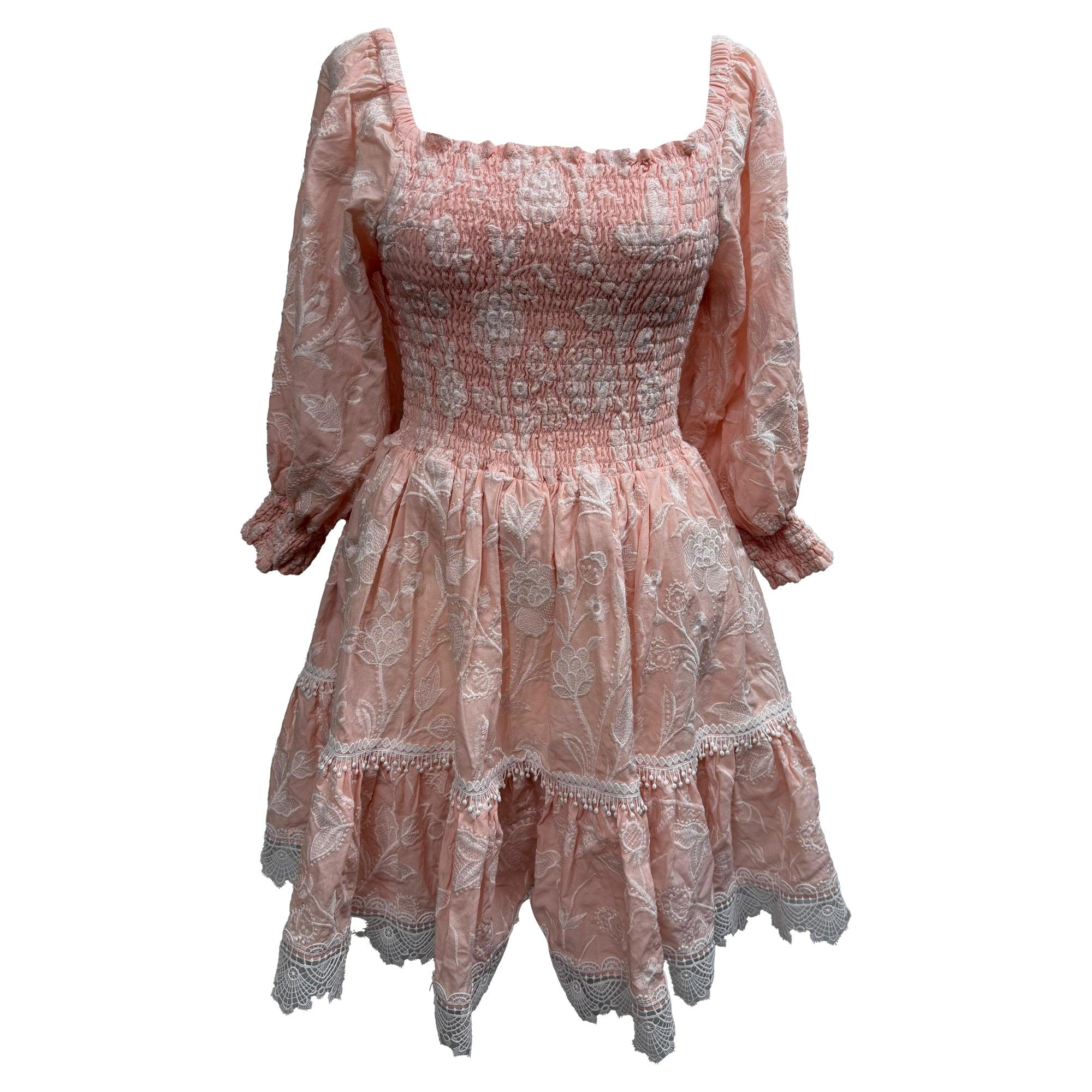 waimari stella embroidered dress MAEA MAXI DRESS White XS main image 1