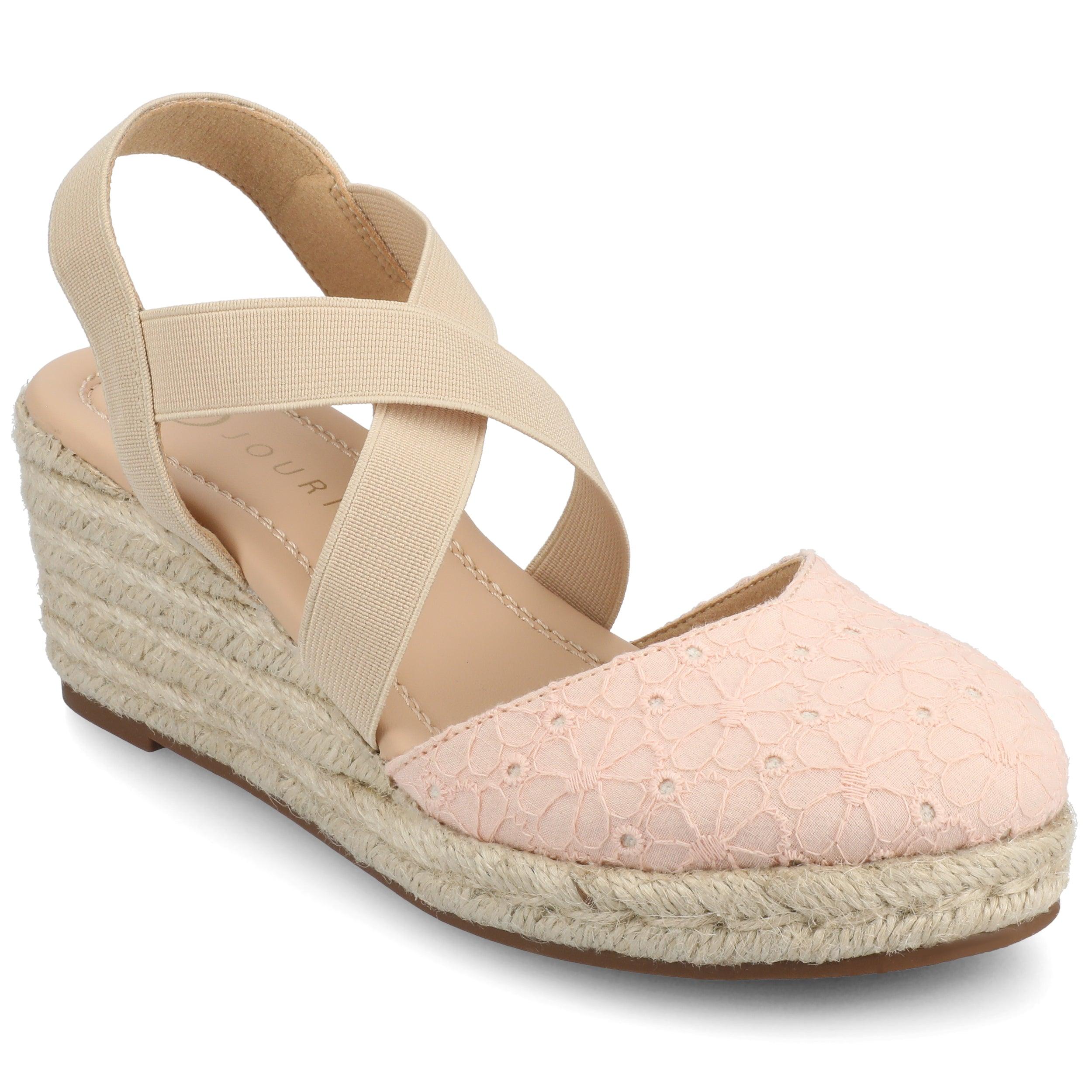 Journee Collection Ashlee Medium And Wide Width Espadrille Wedge