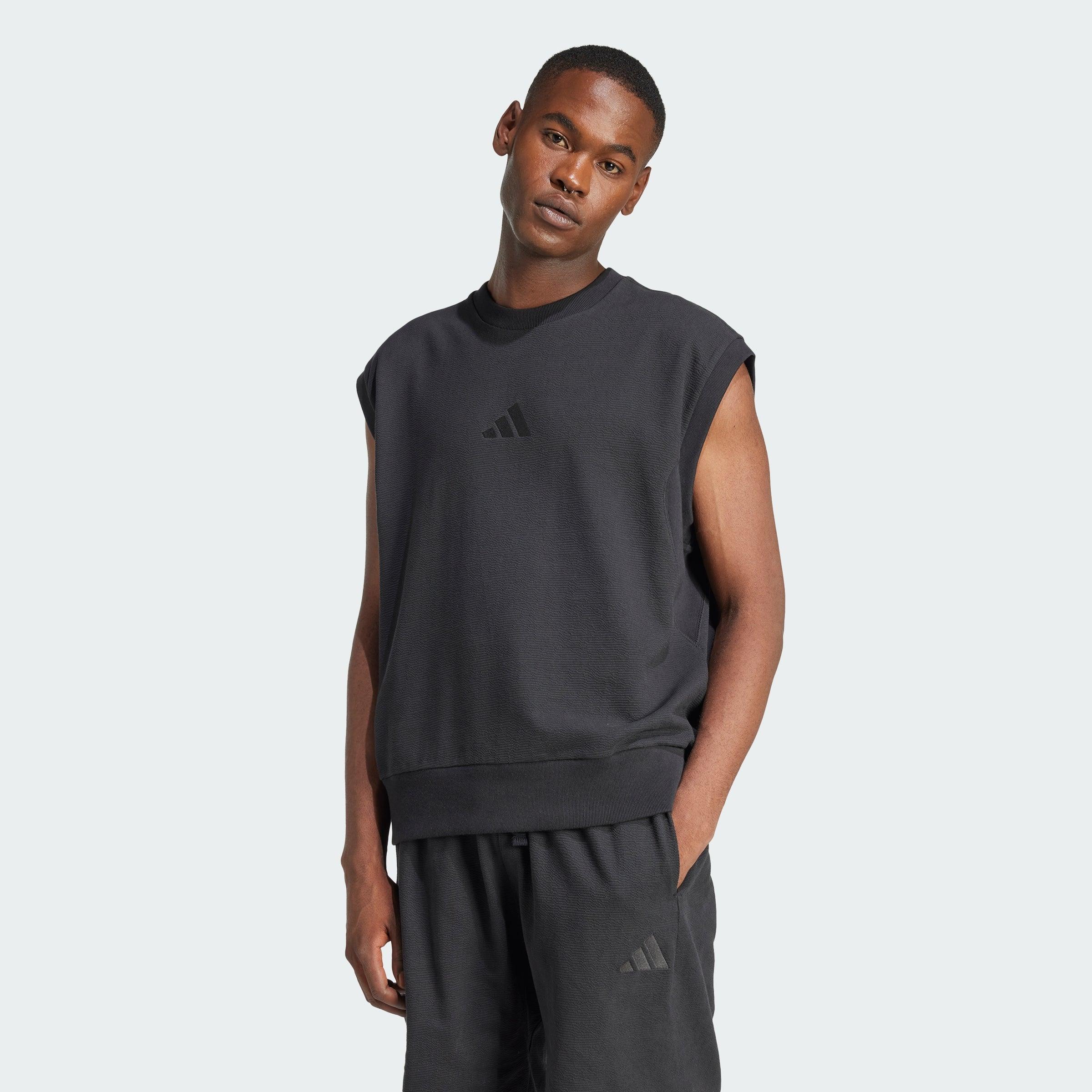 ★adidas★ELEVATED ALL SZN C.JERSEY SLEEVELESS TEE★追跡可 adidas Elevated All Szn Cloud Jersey Sleeveless Crew Tee in