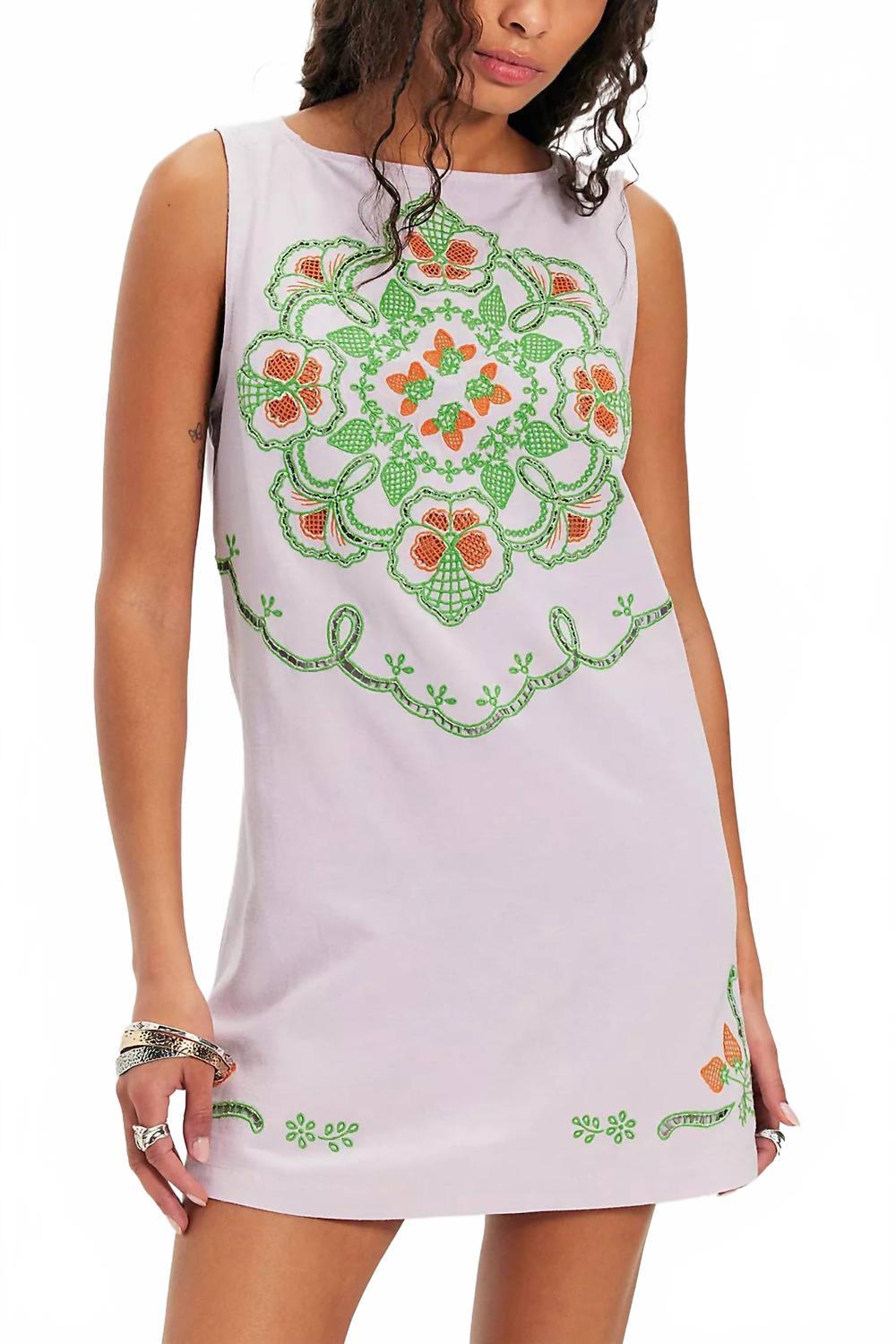 free people santiago embroidered mini dress Free People Remino Eyelet Mini Dress – Josie's Boutique main image 1