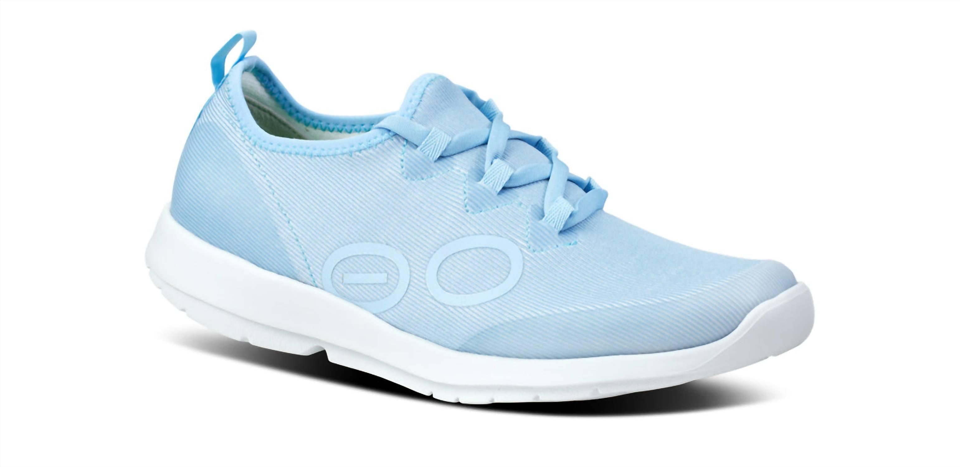OOFOS Oomg Sport Lace Shoe in Black | Lyst