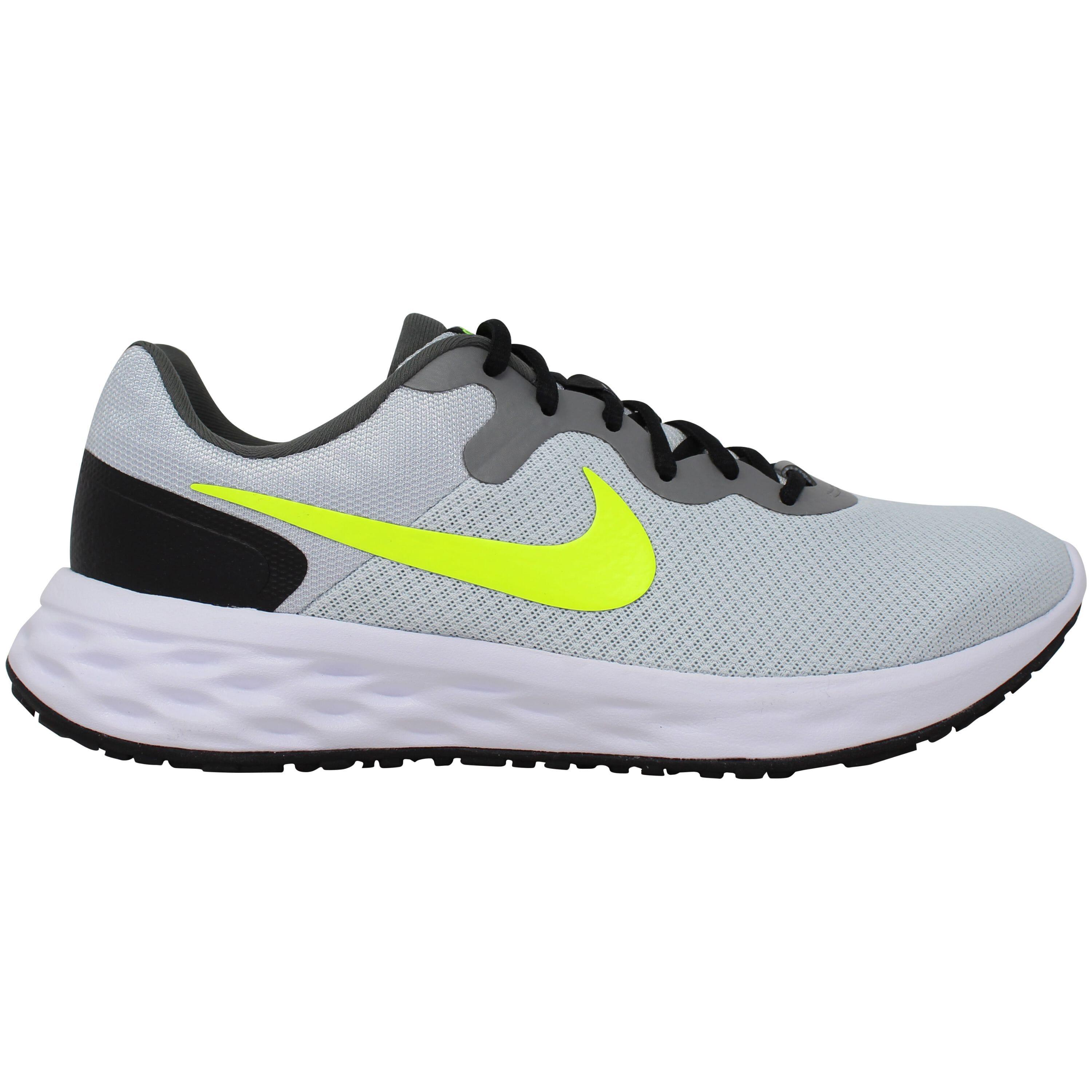 Nike Revolution 6 Nn /white-green Dr9882-001 in Gray for Men | Lyst