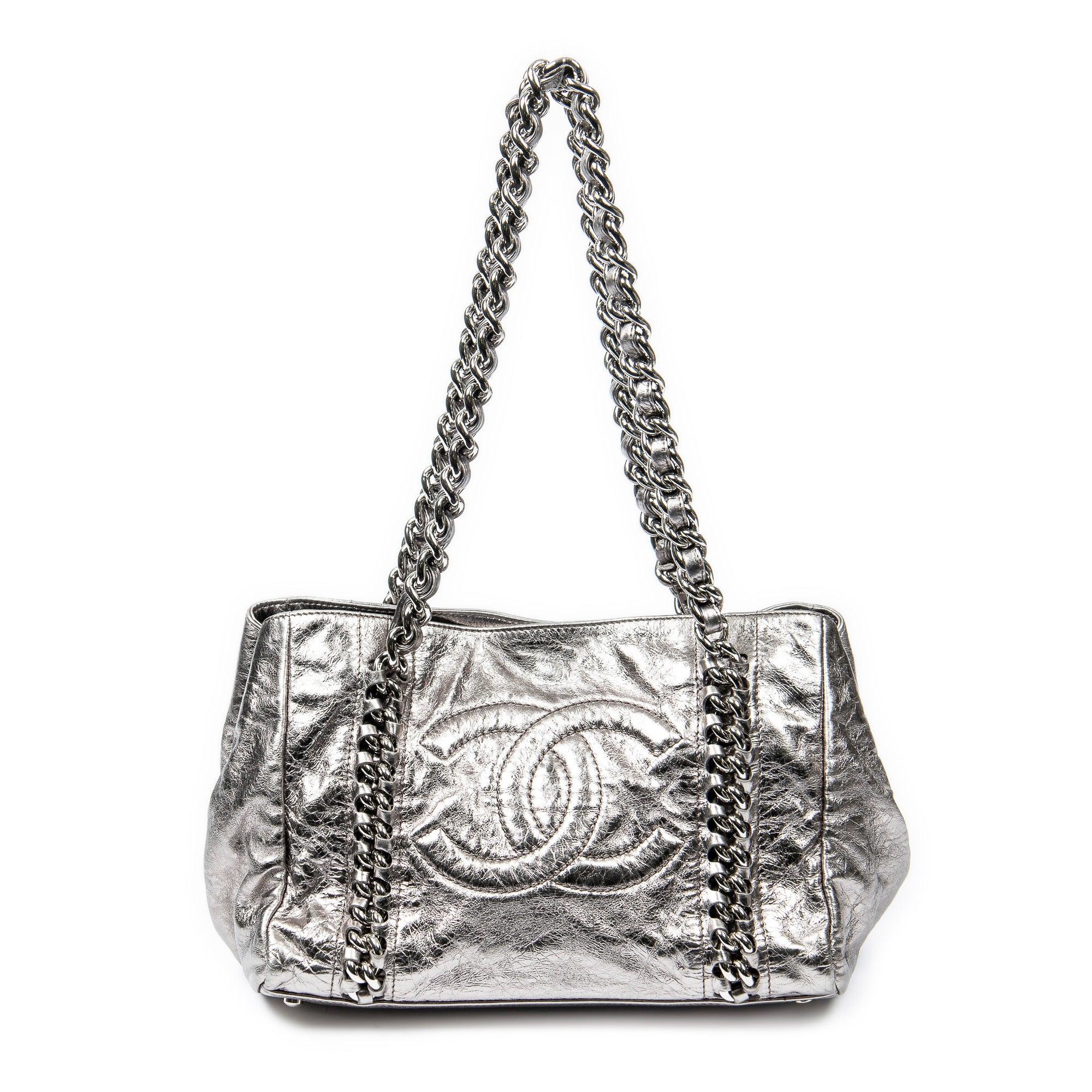 Chanel East West Modern Chain Tote in Metallic