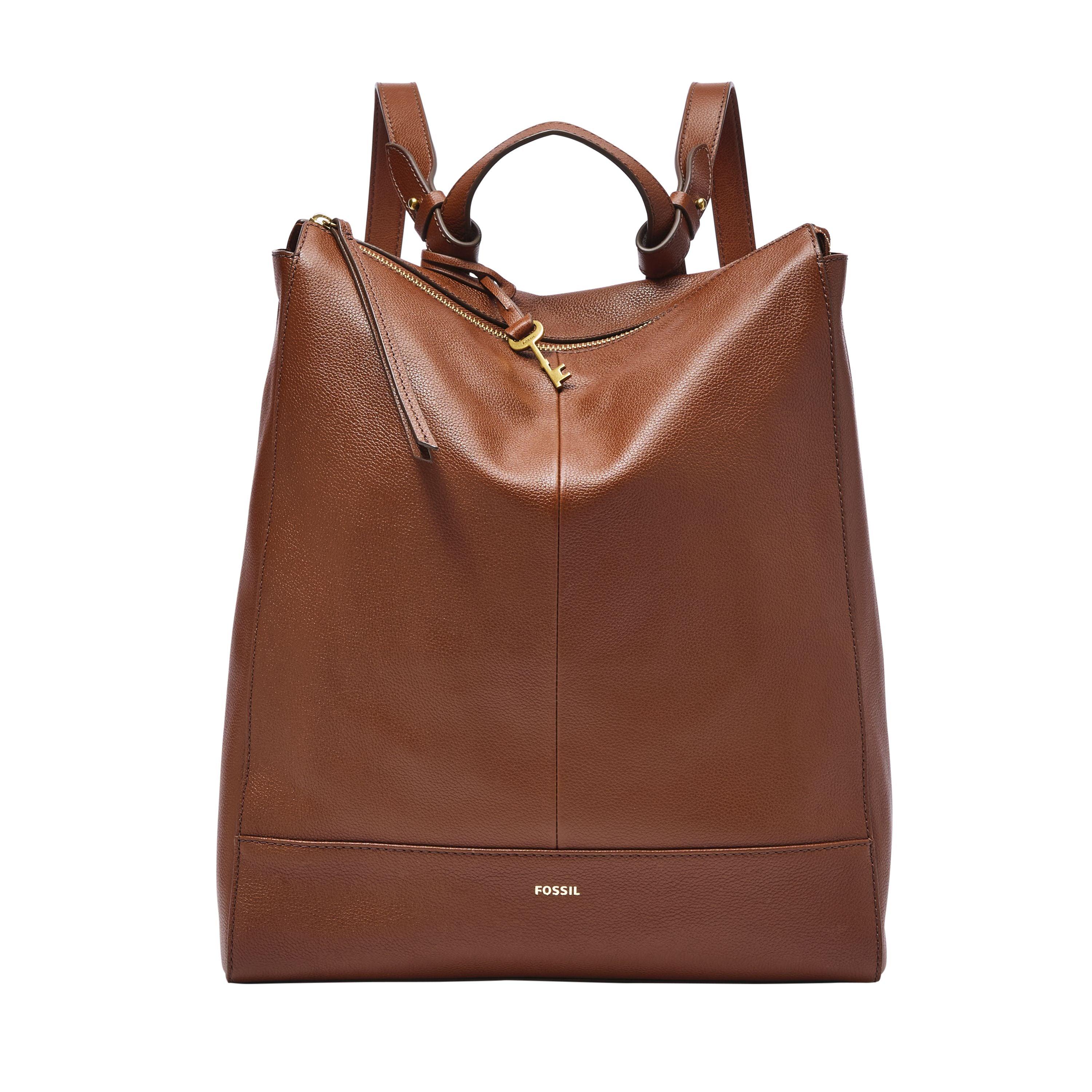 Fossil Elina Convertible Backpack in Brown | Lyst