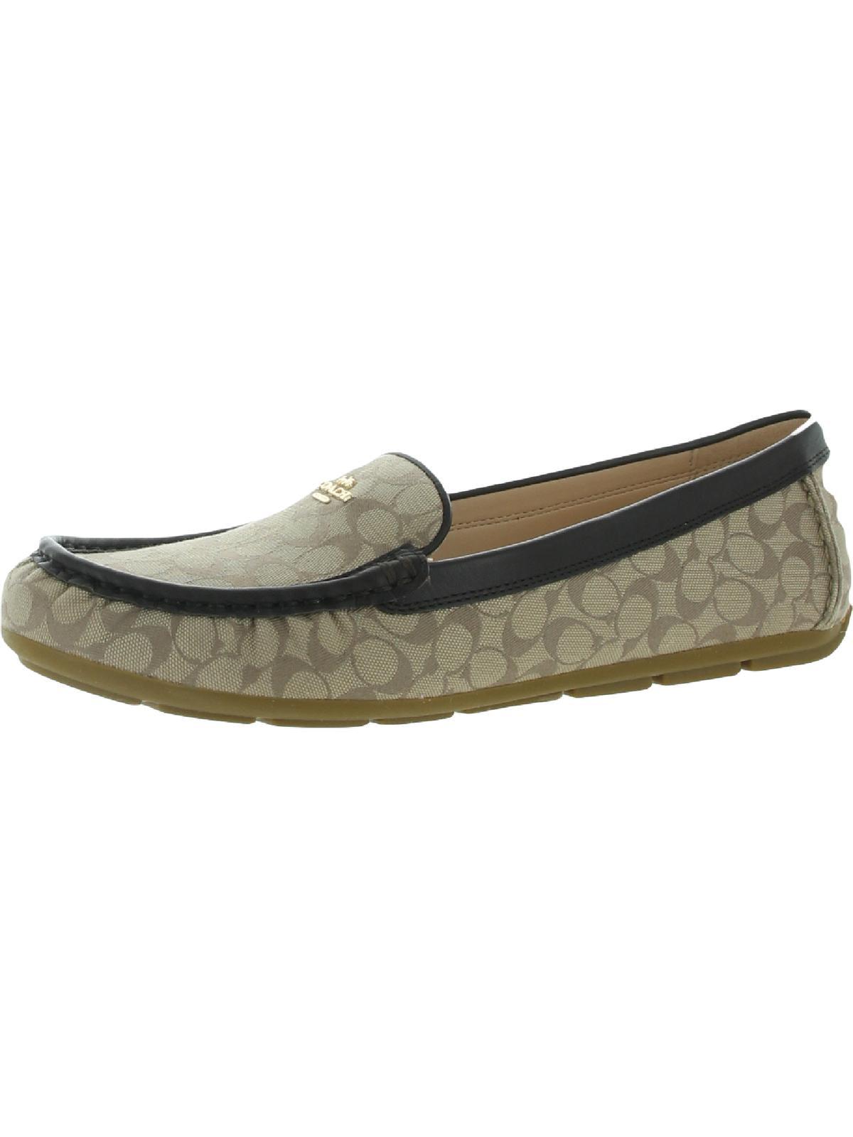COACH Marley Driver Jacquard Flat Loafers in Natural Lyst