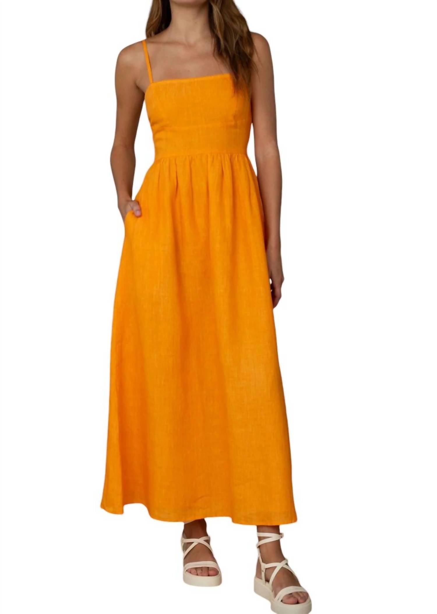 Elizabeth and James Abigail Dress in Orange Lyst