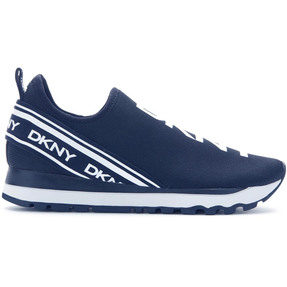 DKNY Jay Slip-on Knit Fitness Slip-on Sneakers in Blue | Lyst
