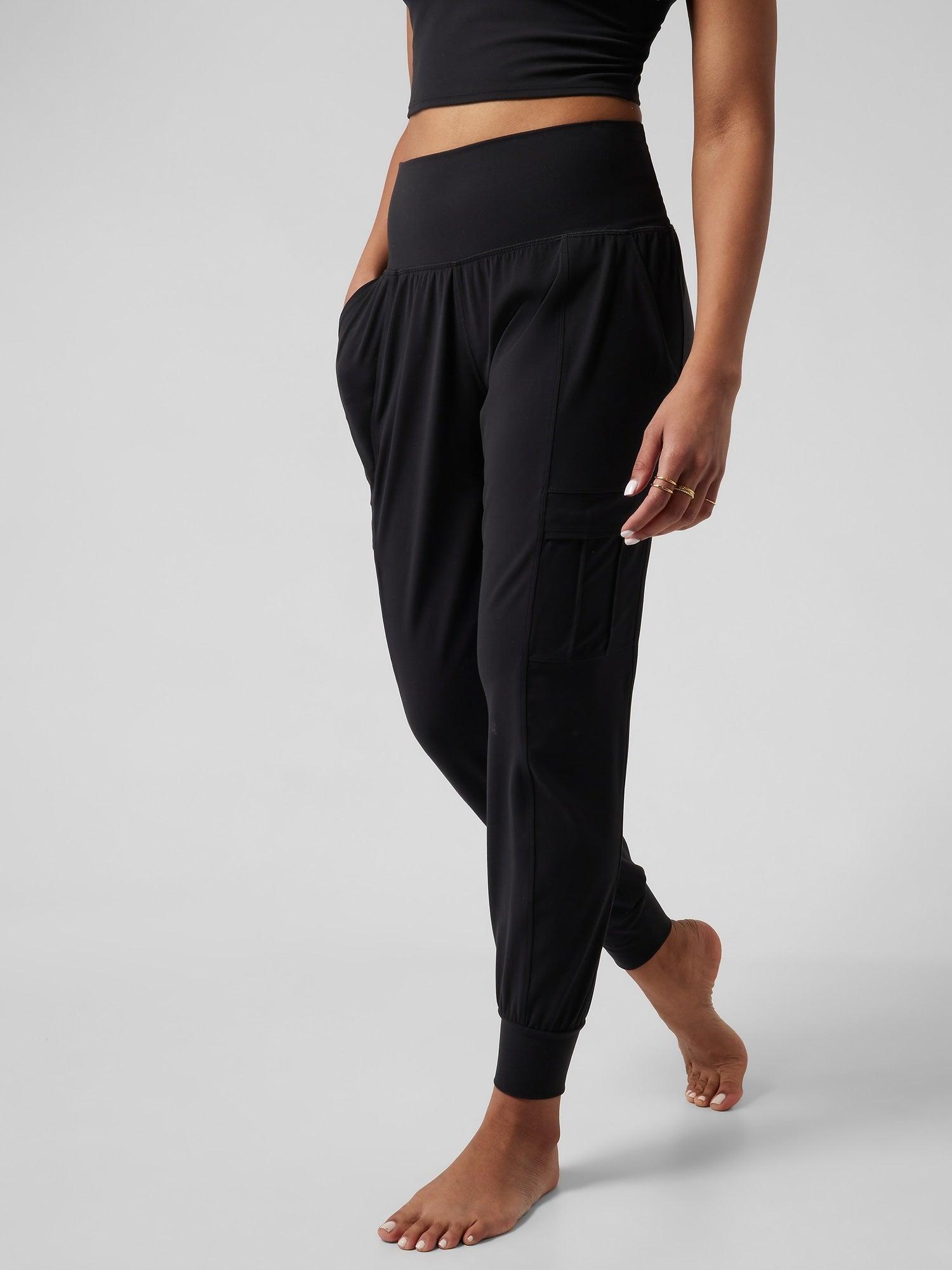 Athleta Salutation Cargo Jogger in Black Lyst