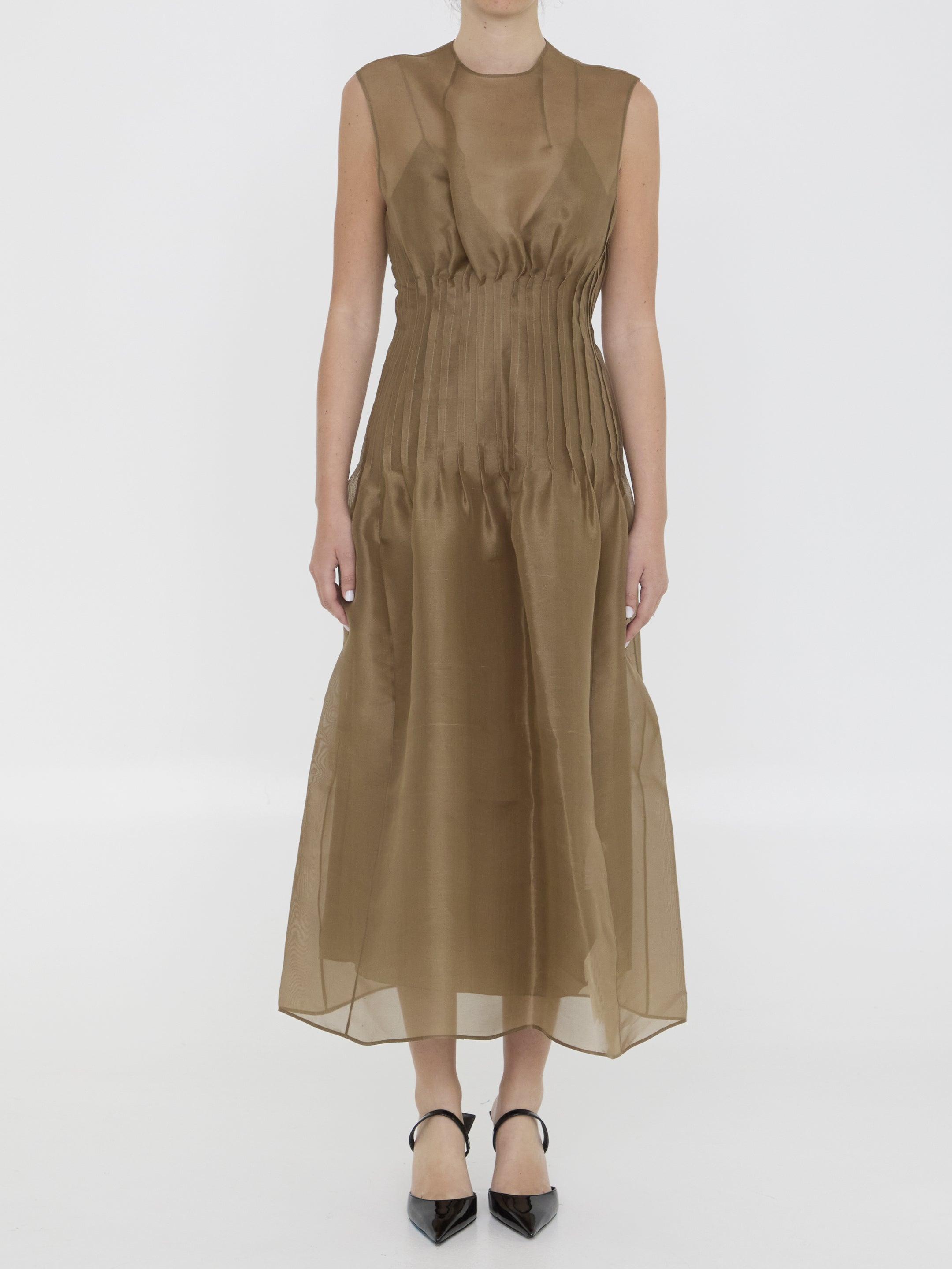 KHAITE Wes Dress in Natural | Lyst