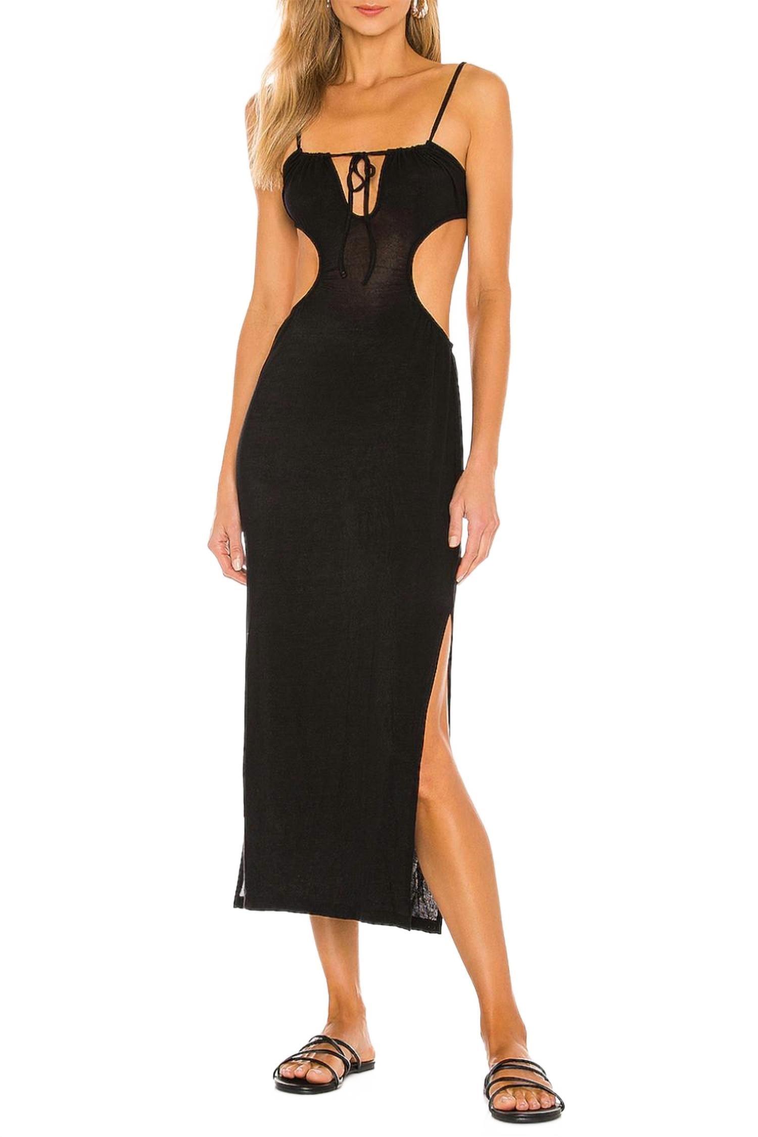 we wore what cut out dress Weworewhat Cut Out Mini Dress In Sky Multi - 60% Off