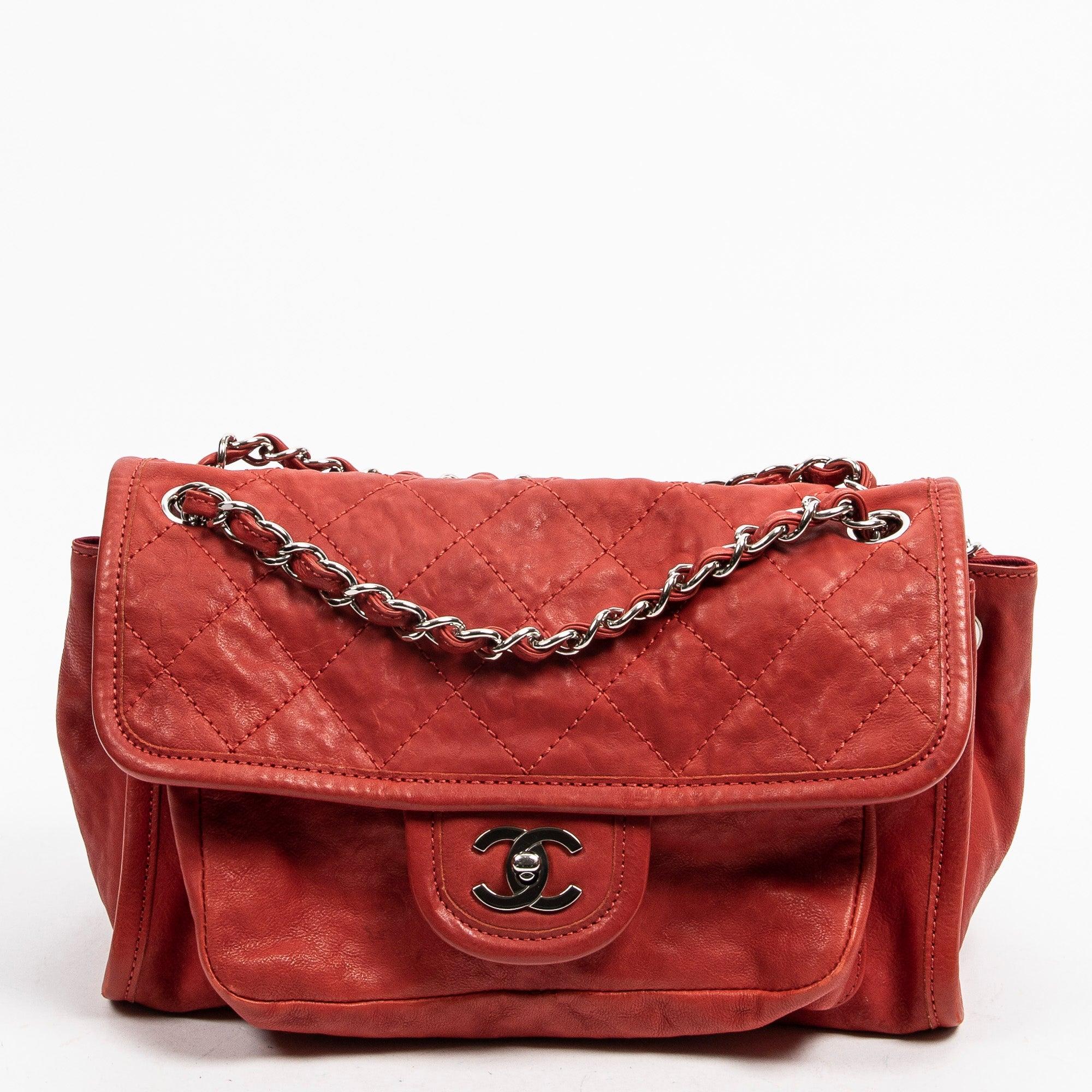 Chanel French Riviera Flap Bag in Red