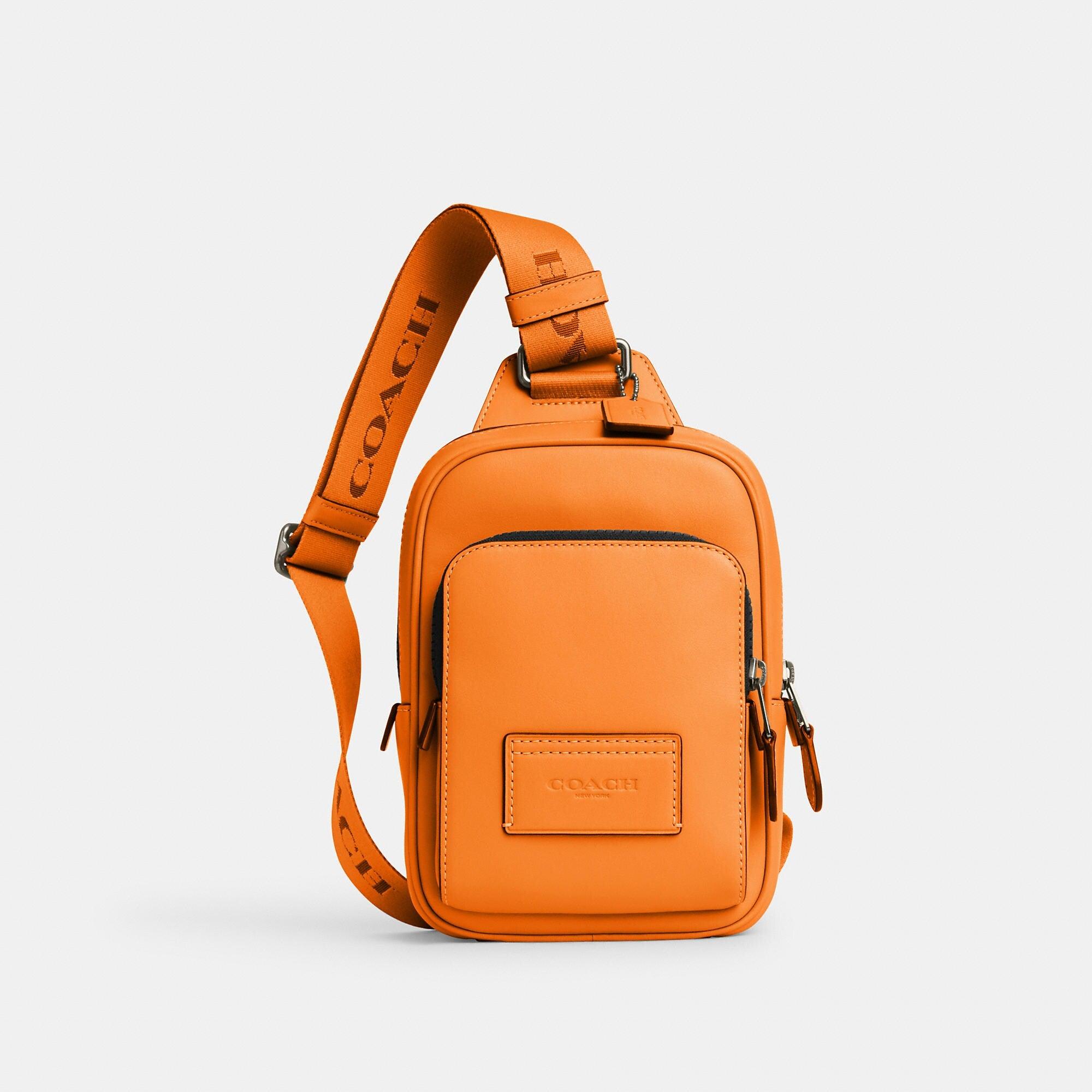 Coach Outlet Track Pack 14 in Orange | Lyst