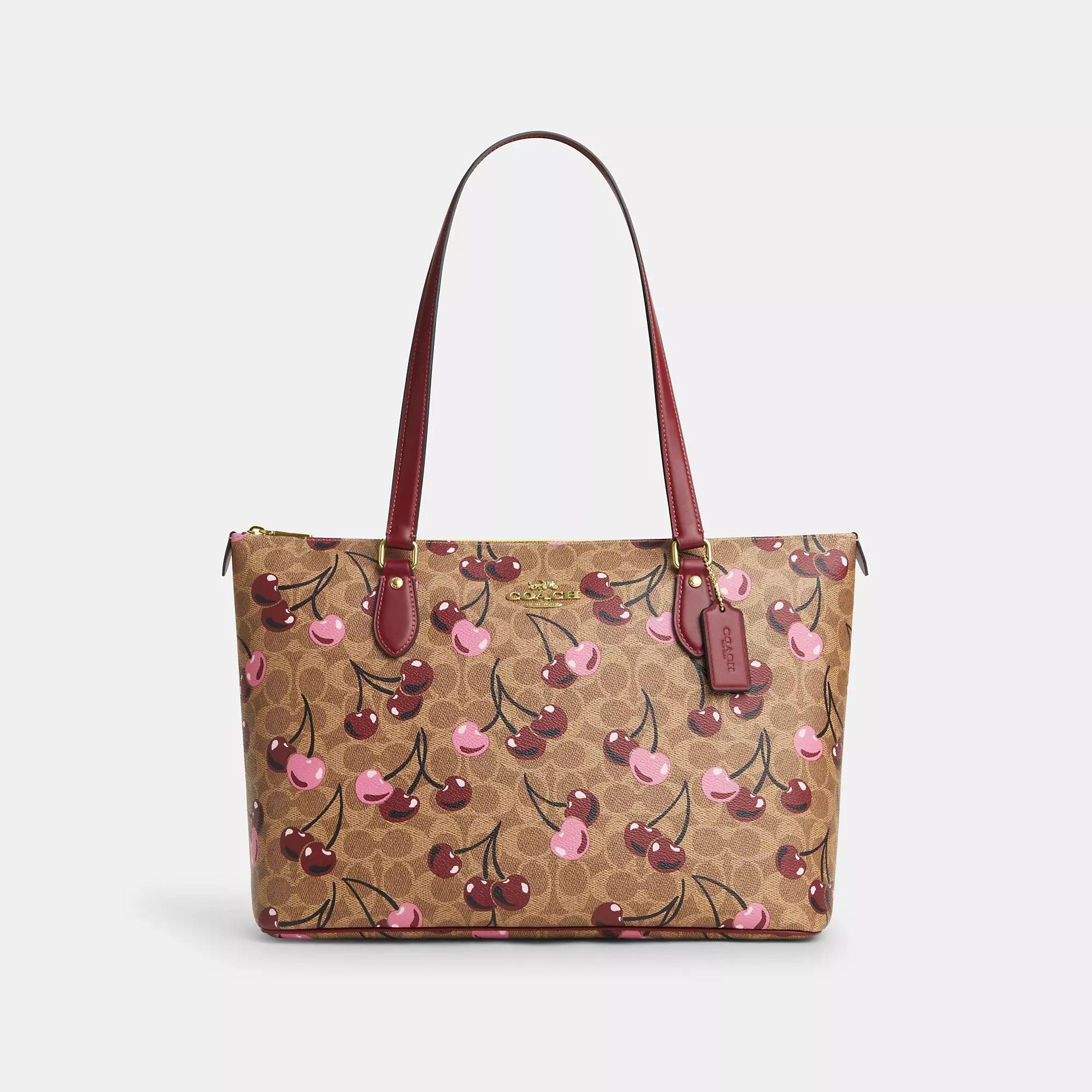 COACH Gallery Tote Bag in Pink | Lyst