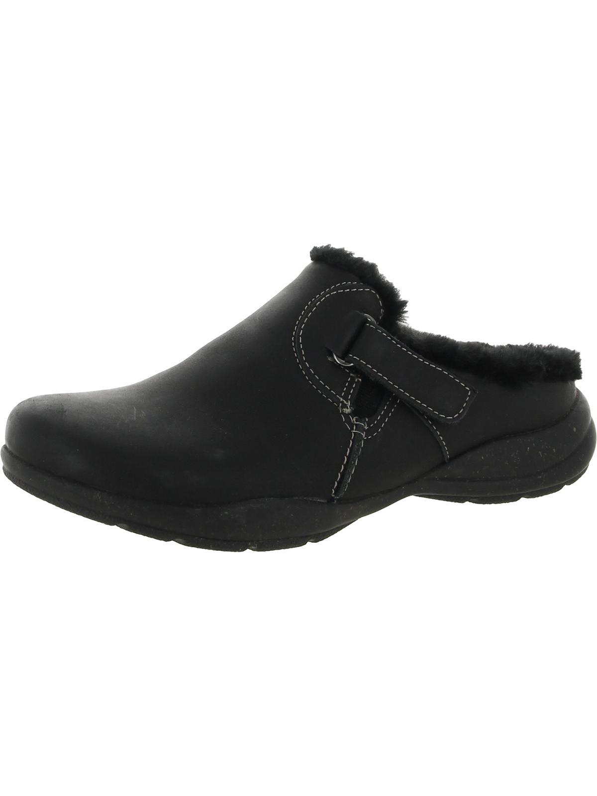 clarks fur lined clogs