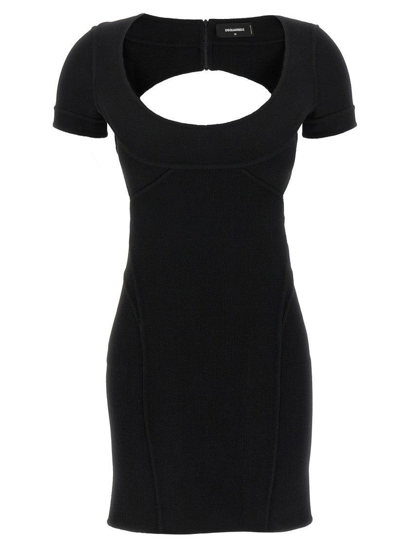 ワンピース D SQUARED2 'Bodycon' dress Dsquared2 Virgin Wool Mini Bodycon Dress with Zip Back