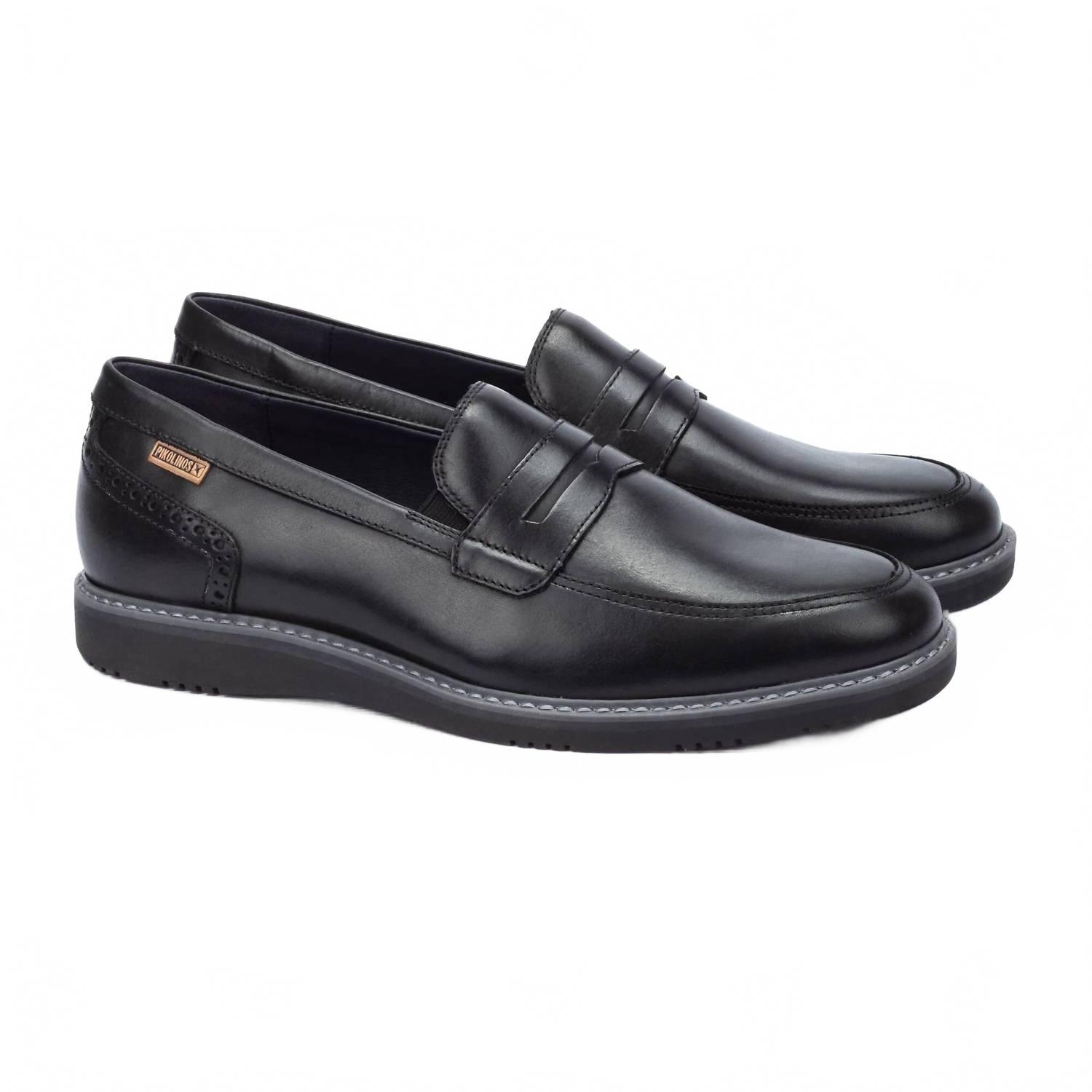 NEW PIKOLINOS men\'s avila loafer in black Pikolinos Avila Two-Tone Dress Shoes Men main image 3