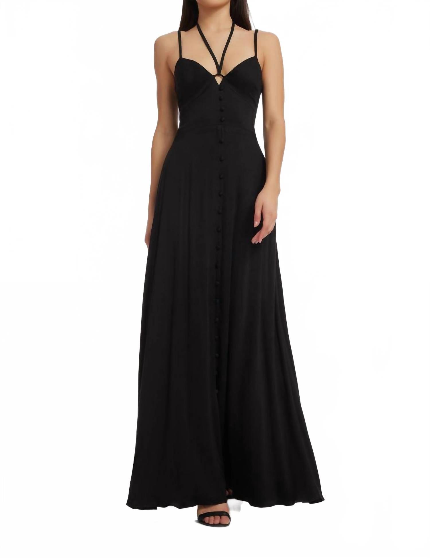 open lace back dress Unique Blue Pleated Halter A-line Prom Dress, Evening Dress, PD381986 –  AlineBridal main image 0