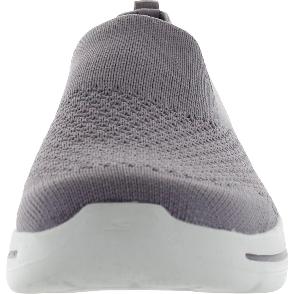 Skechers Go Walk Arch Fit - Delora Lifestyle Knit Slip-on Sneakers in Gray  | Lyst