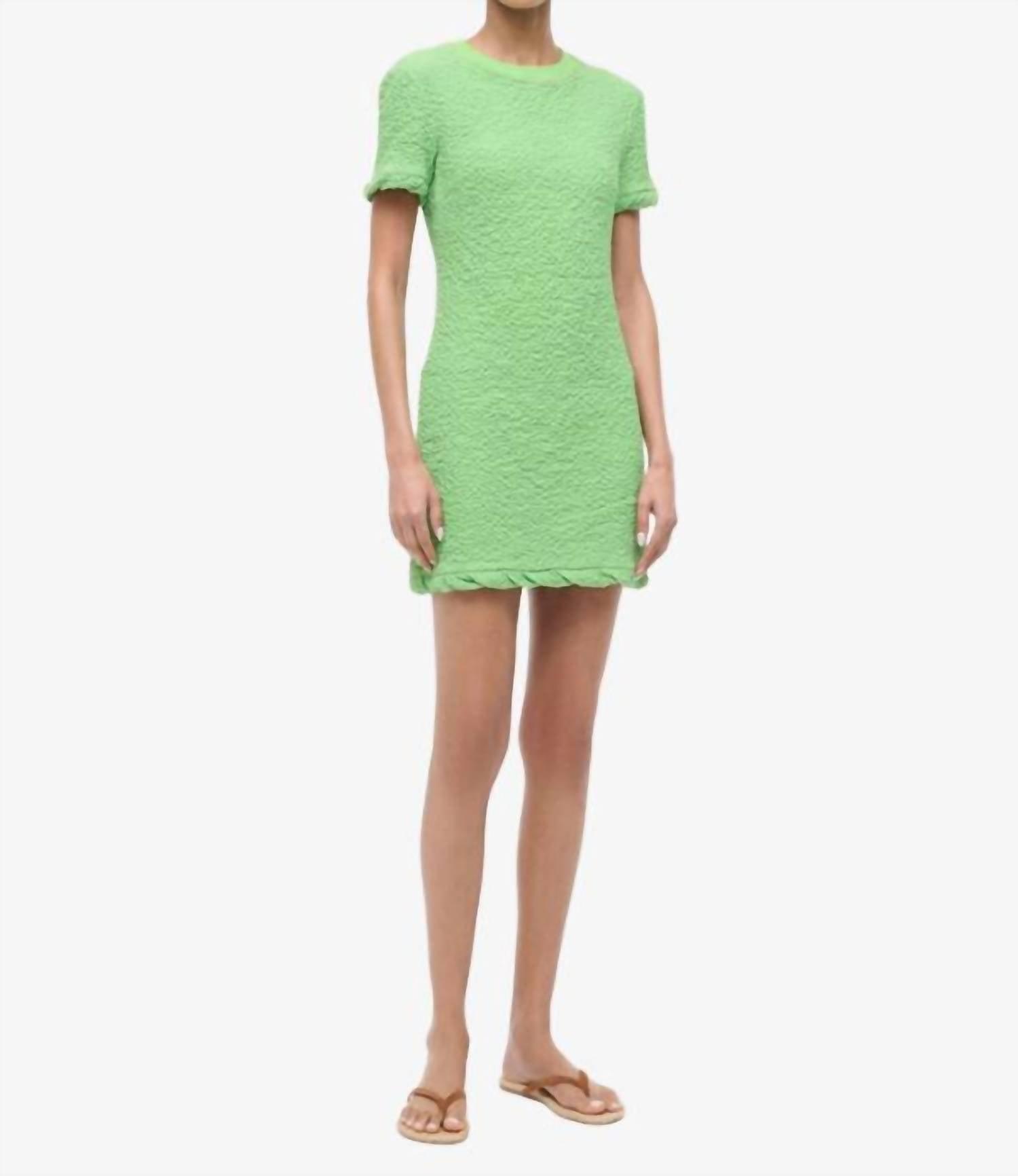 green emerald velvet dress Plaid Frilly Collar Long Sleeve Shift Mini Dress Dark Green / XL main image 1