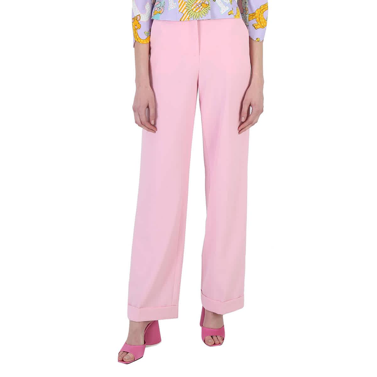 パンツ MOSCHINO Women Straight Pants 031082361208 Purple Moschino Straight-leg pants for Women | Online Sale up to 88