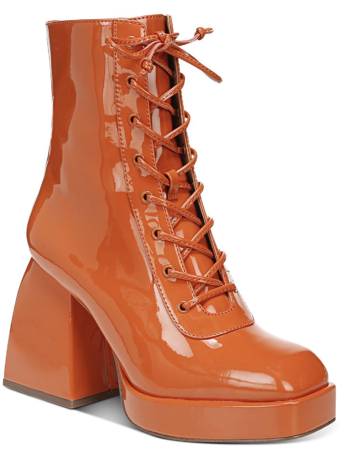 Circus by Sam Edelman Kia Block Heel Platform Midcalf Boots in Brown