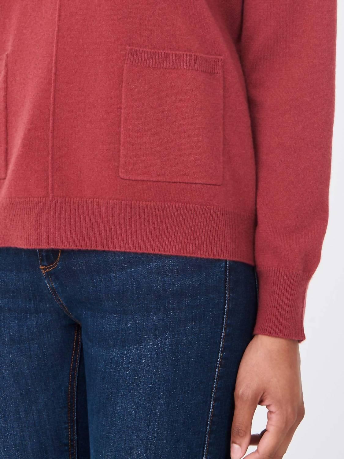 Repeat Cashmere Fine Knitted Cashmere Sweater in Red | Lyst