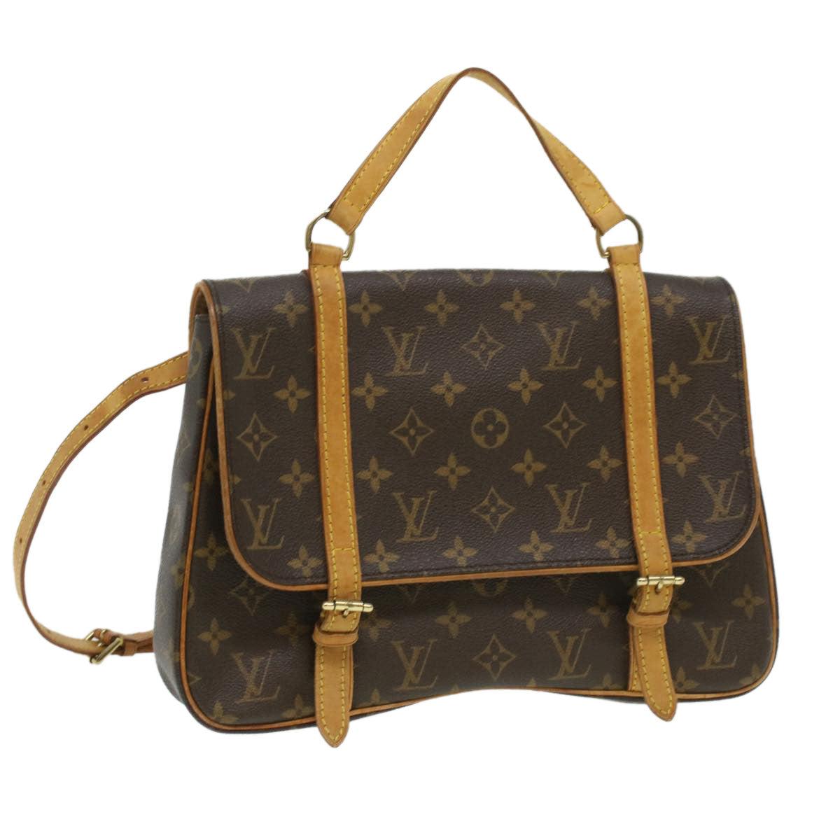 Louis Vuitton Marelle Canvas Shoulder Bag (pre-owned) in Brown