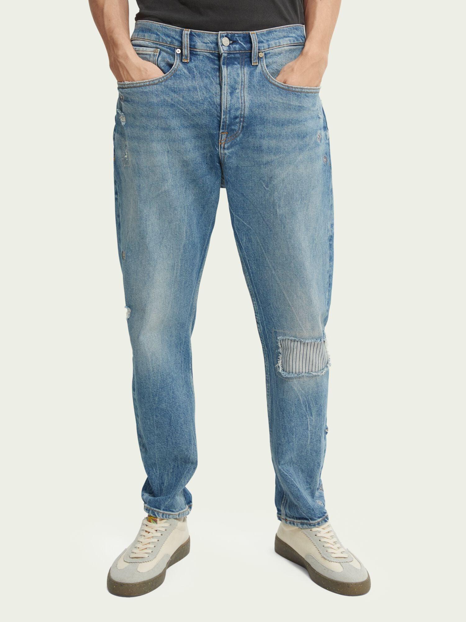 Scotch & Soda The Dean Loose Tapered-fit Jeans in Blue for Men | Lyst