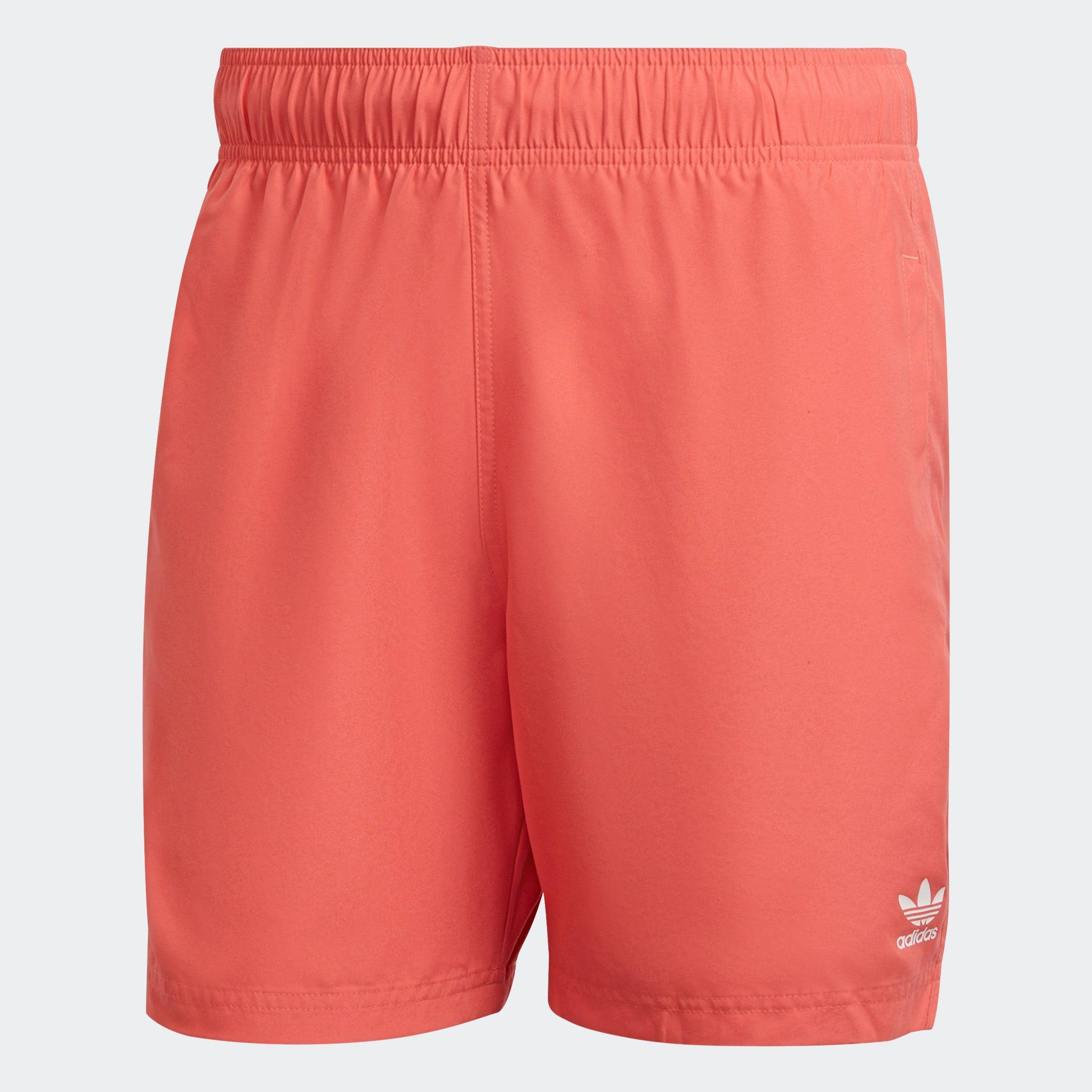 adidas Adicolor Essentials Trefoil Swim Shorts in Red for Men Lyst