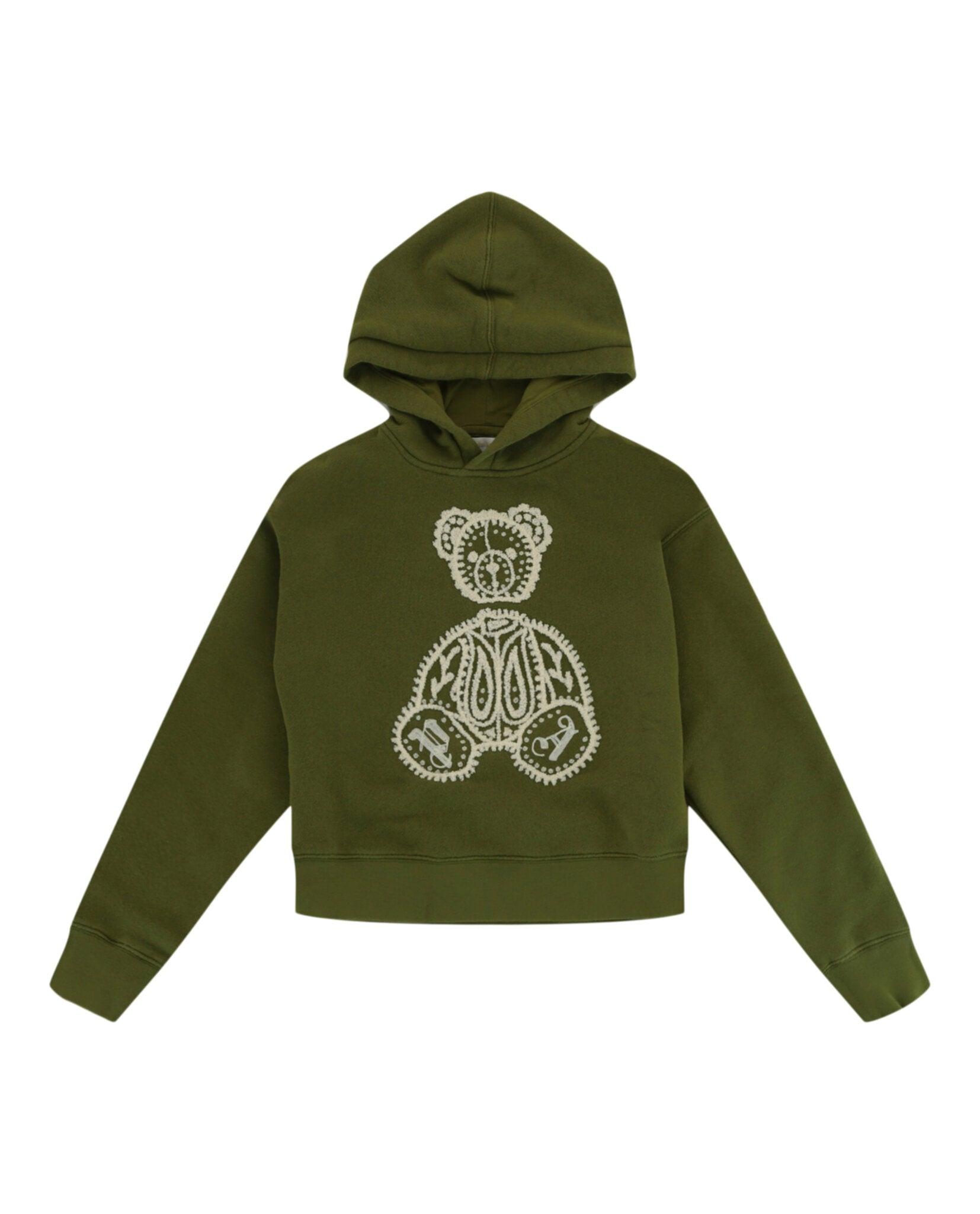 Palm angels hoodie green bear new arrivals