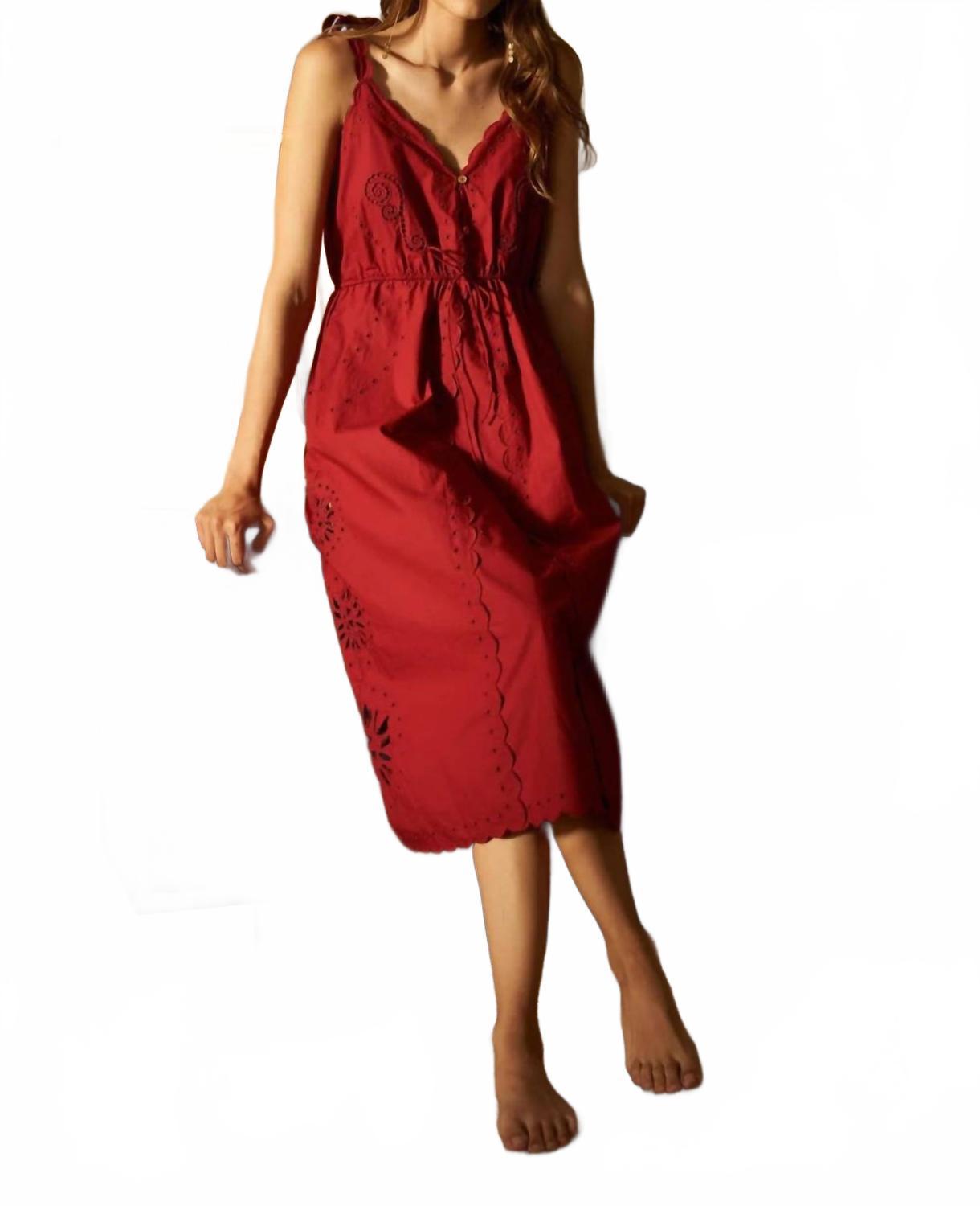strapless open back dress Malika Dress Tabbi Brown / M