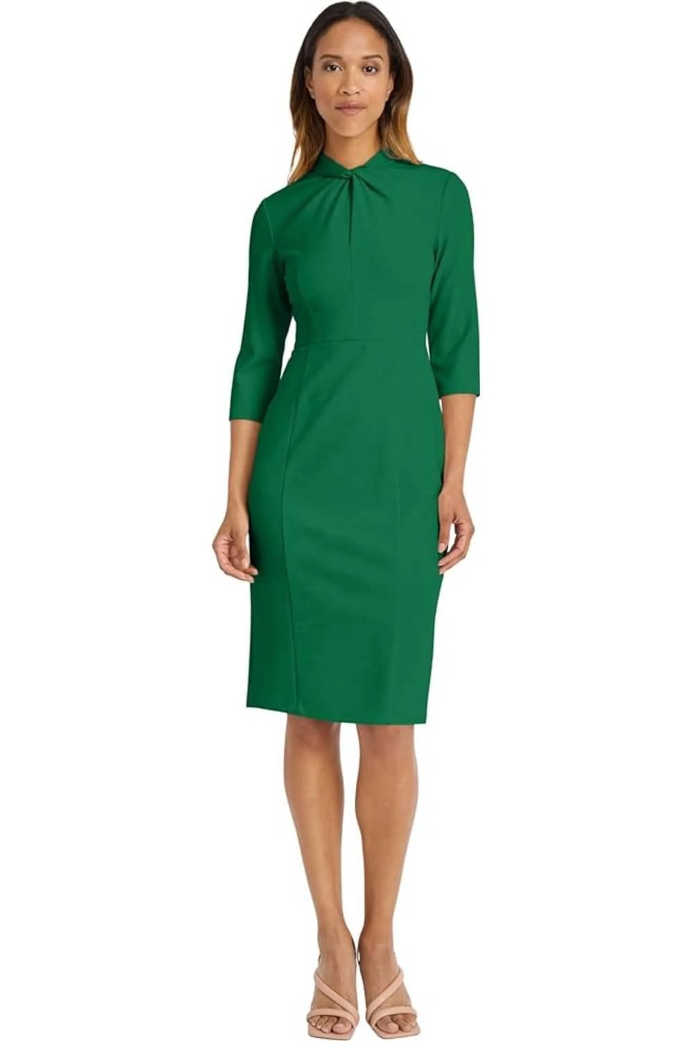 donna morgan dresses Donna Morgan Abstract Design Sleeveless Linen Midi Dress