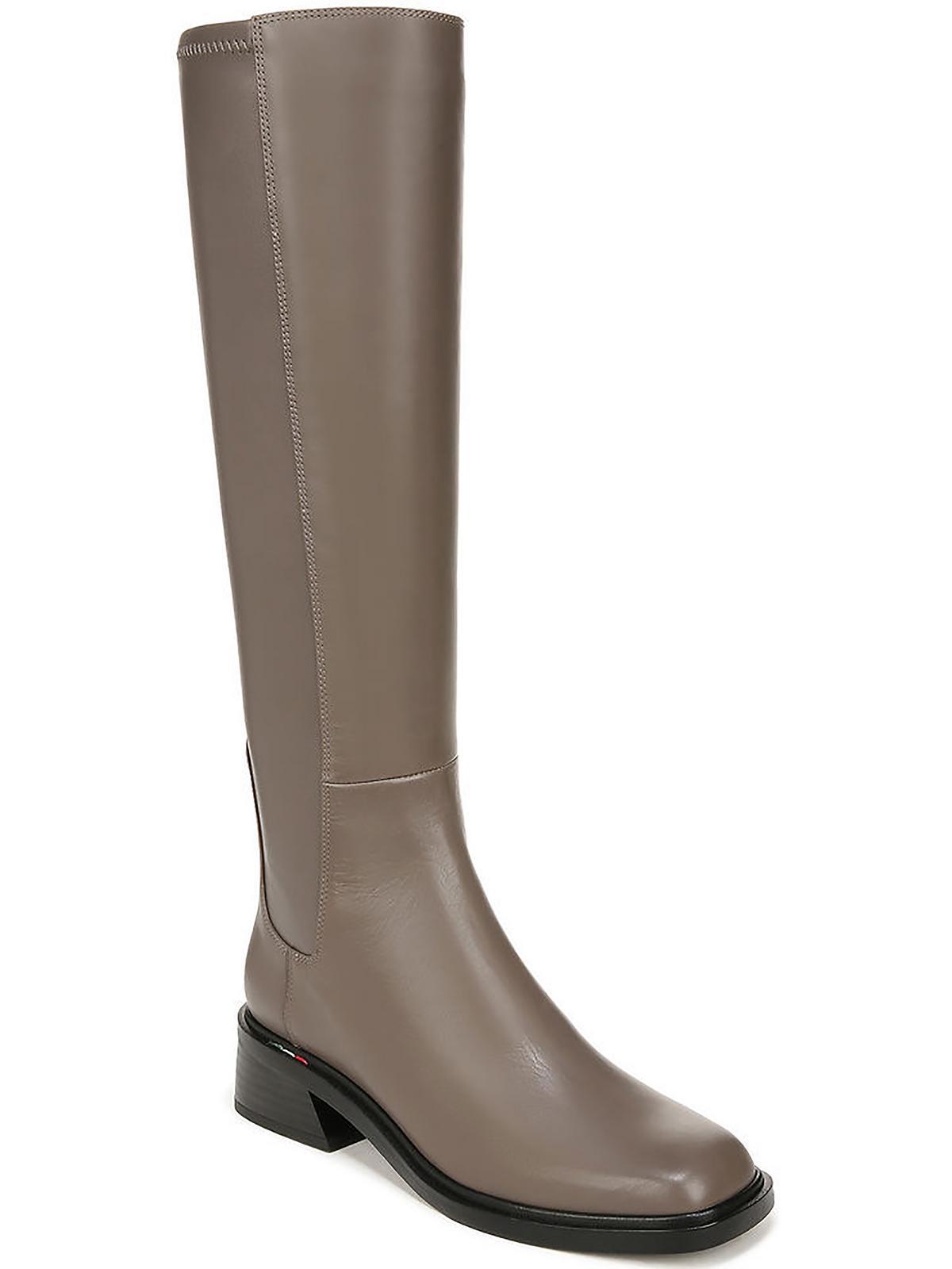 Franco Sarto Giselle Leather Wide Calf Knee-high Boots in Brown | Lyst