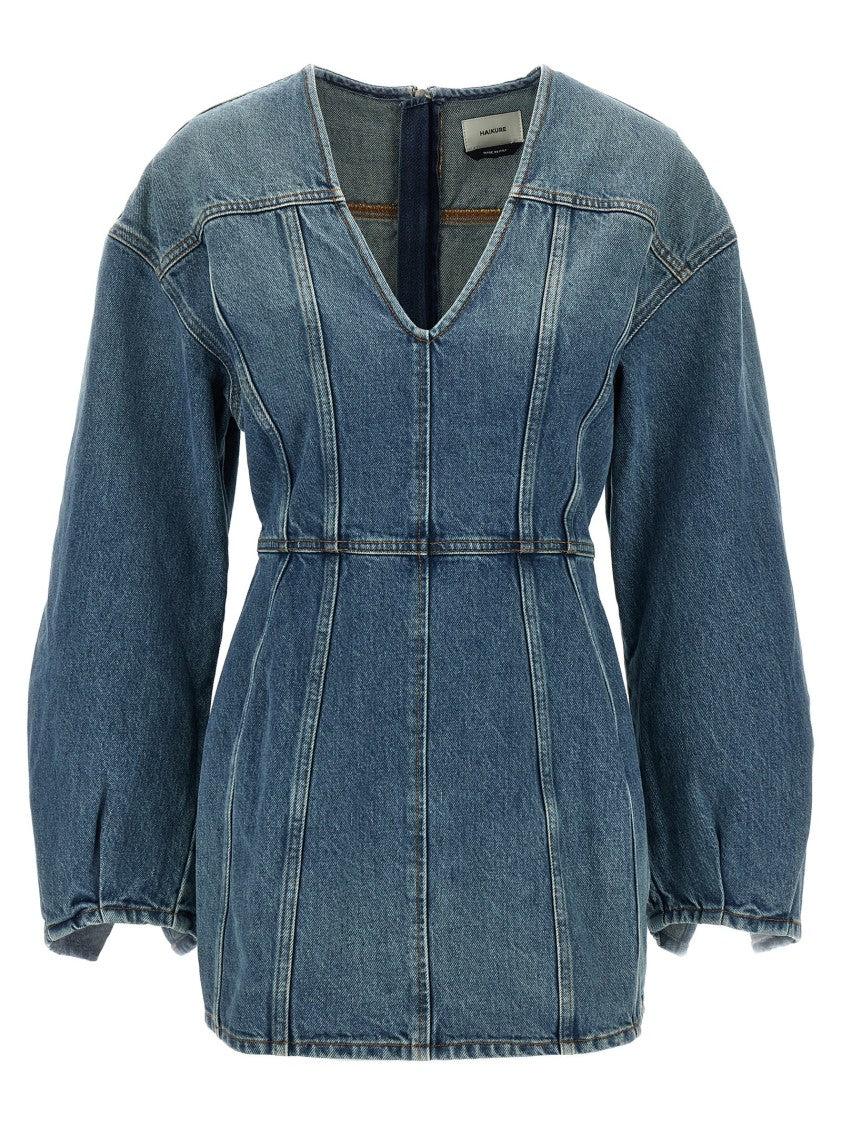 ワンピース HAIKURE DODIE SLEEVELESS DRESS IN DESTROYED DENIM 71IoHhL8mrL.jpg