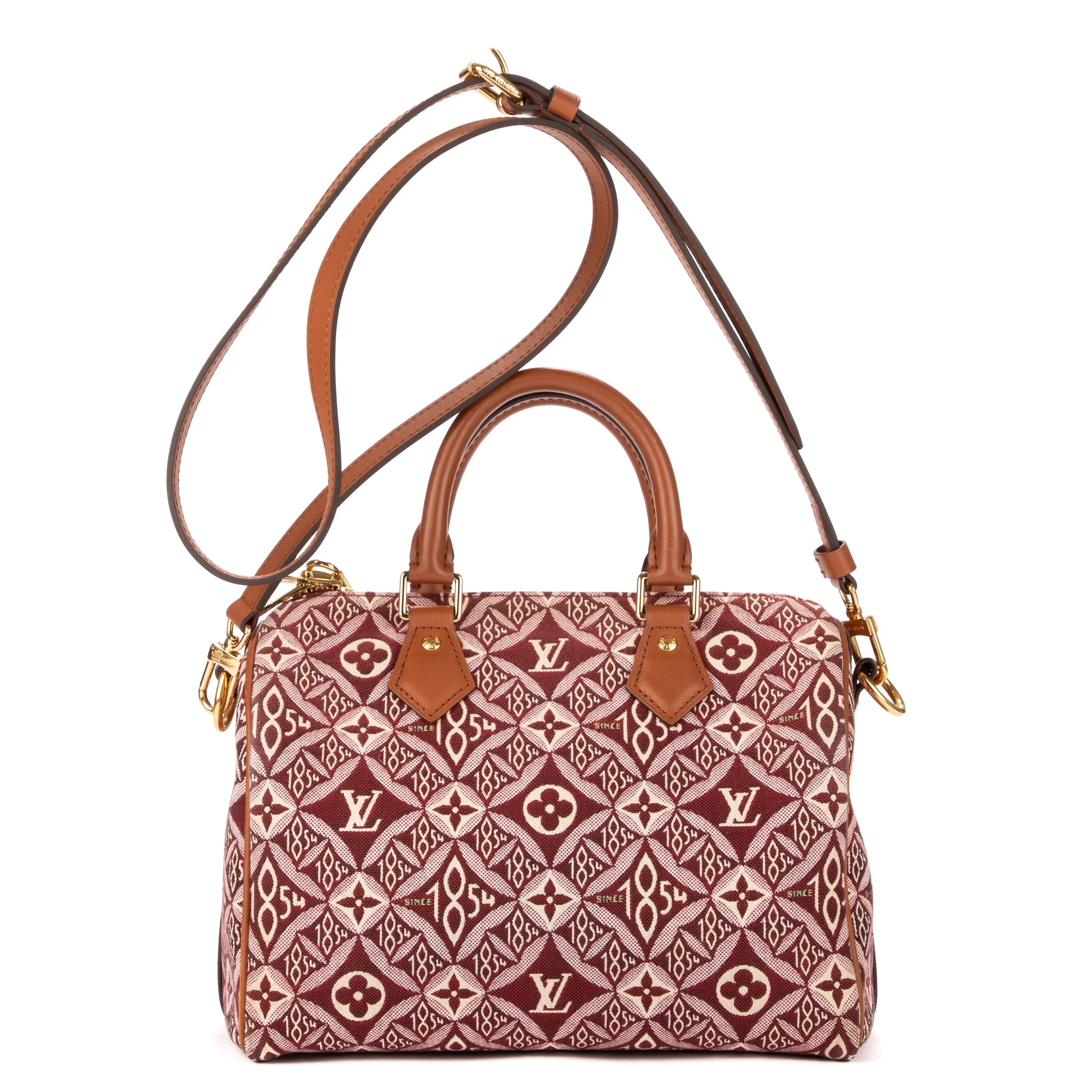 Louis Vuitton 2020 Limited Edition Since 1854 Jacquard Speedy 25 Crossbody  — Otra Vez Couture Consignment